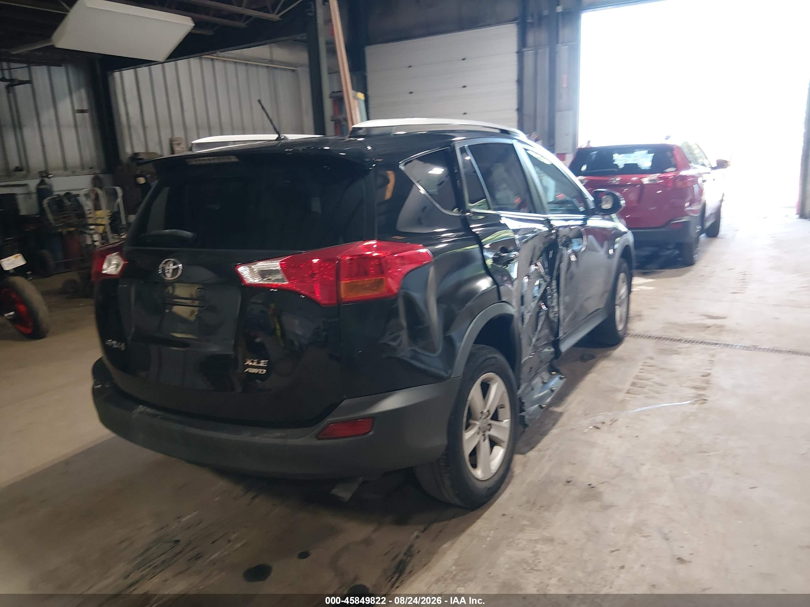 2013 Toyota Rav4 Xle Black vin: 2T3RFREV1DW040524