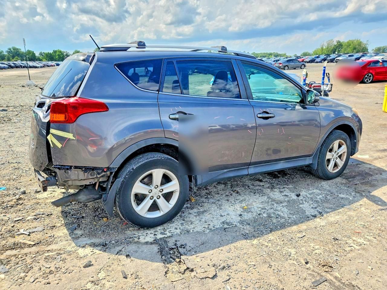 2013 Toyota Rav4 Xle Gray vin: 2T3RFREV1DW041219