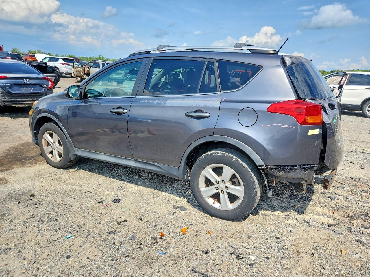 2013 Toyota Rav4 Xle Gray vin: 2T3RFREV1DW041219