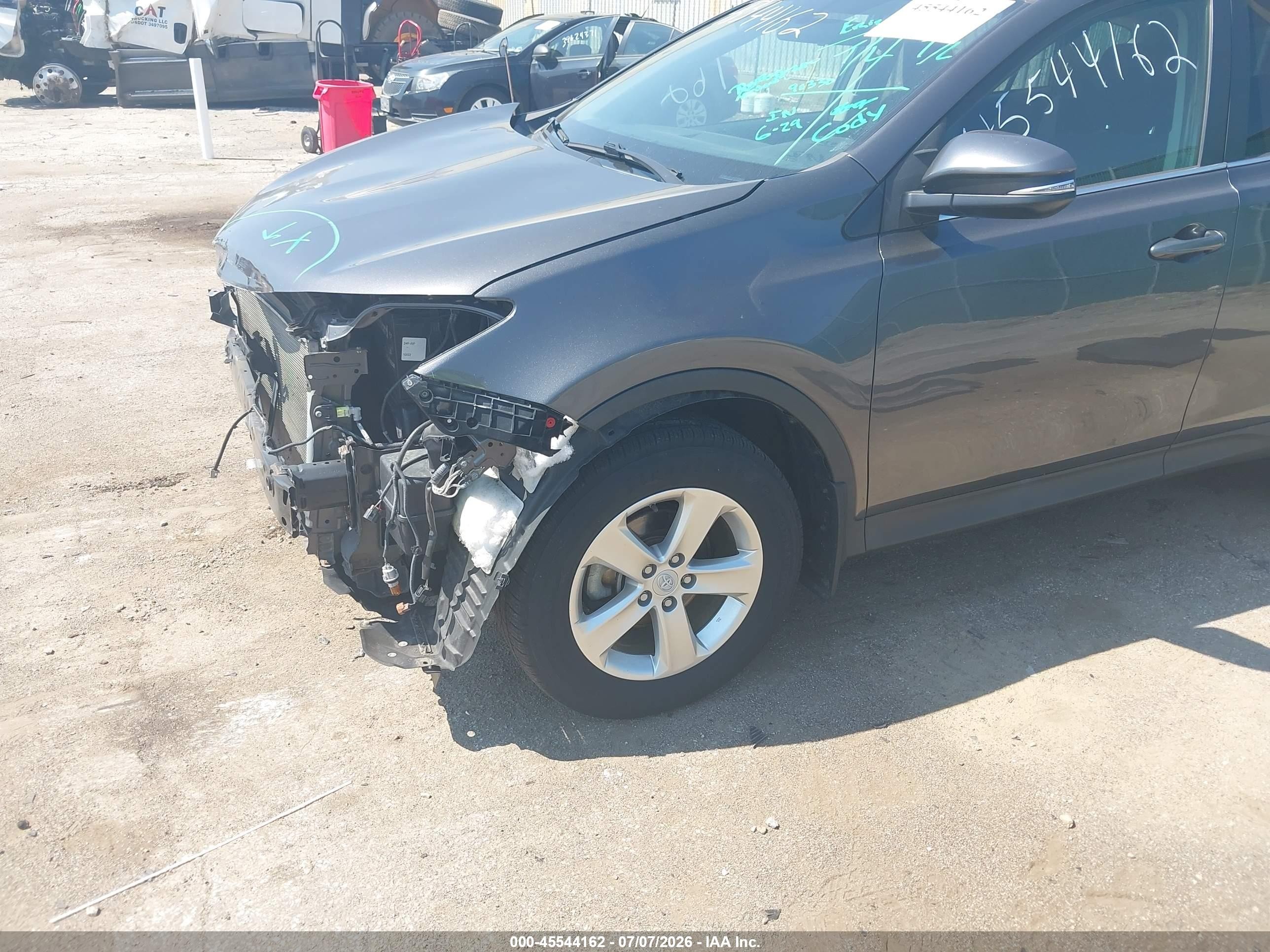 2013 Toyota Rav4 Xle Gray vin: 2T3RFREV1DW122639