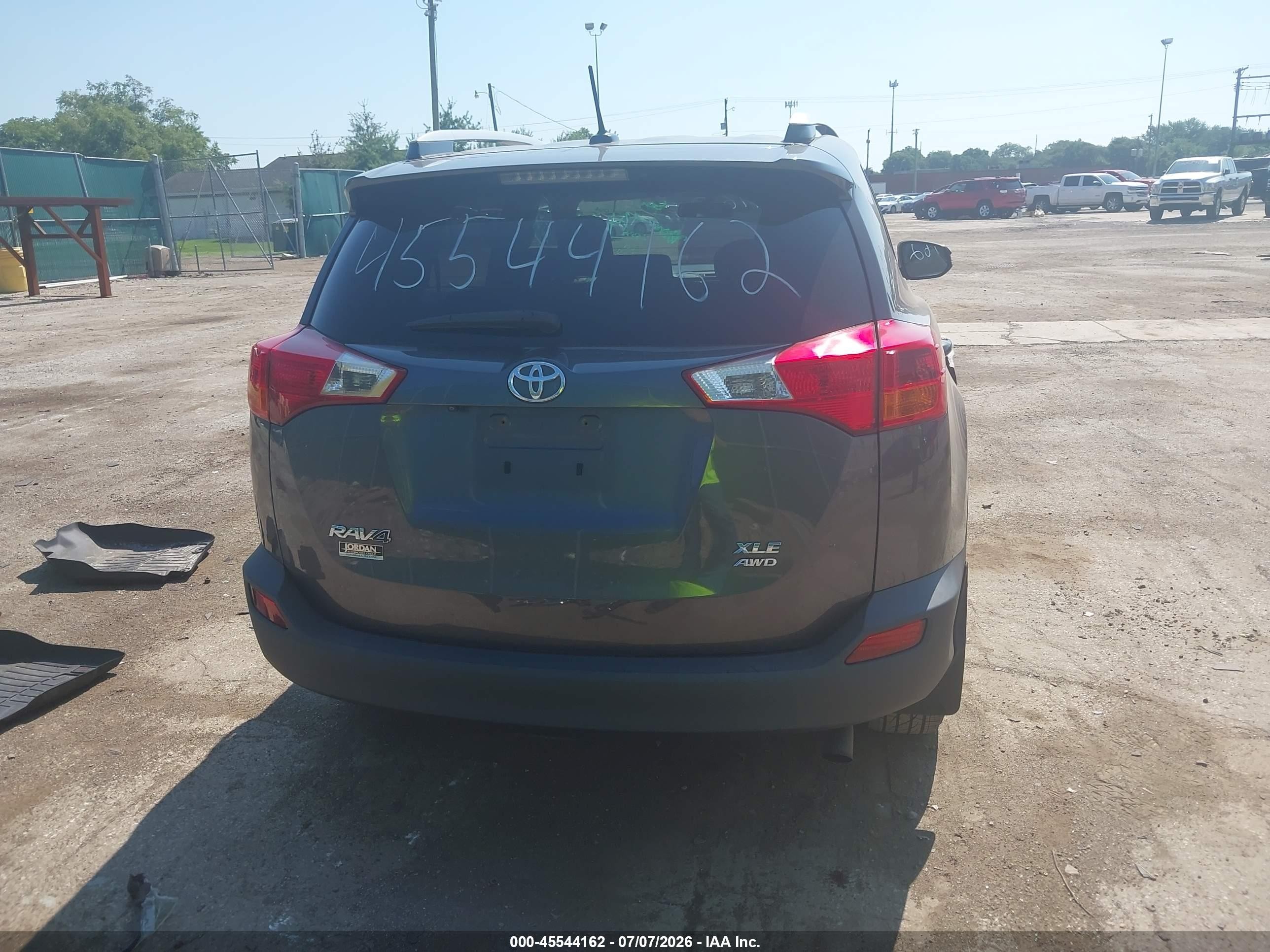 2013 Toyota Rav4 Xle Gray vin: 2T3RFREV1DW122639