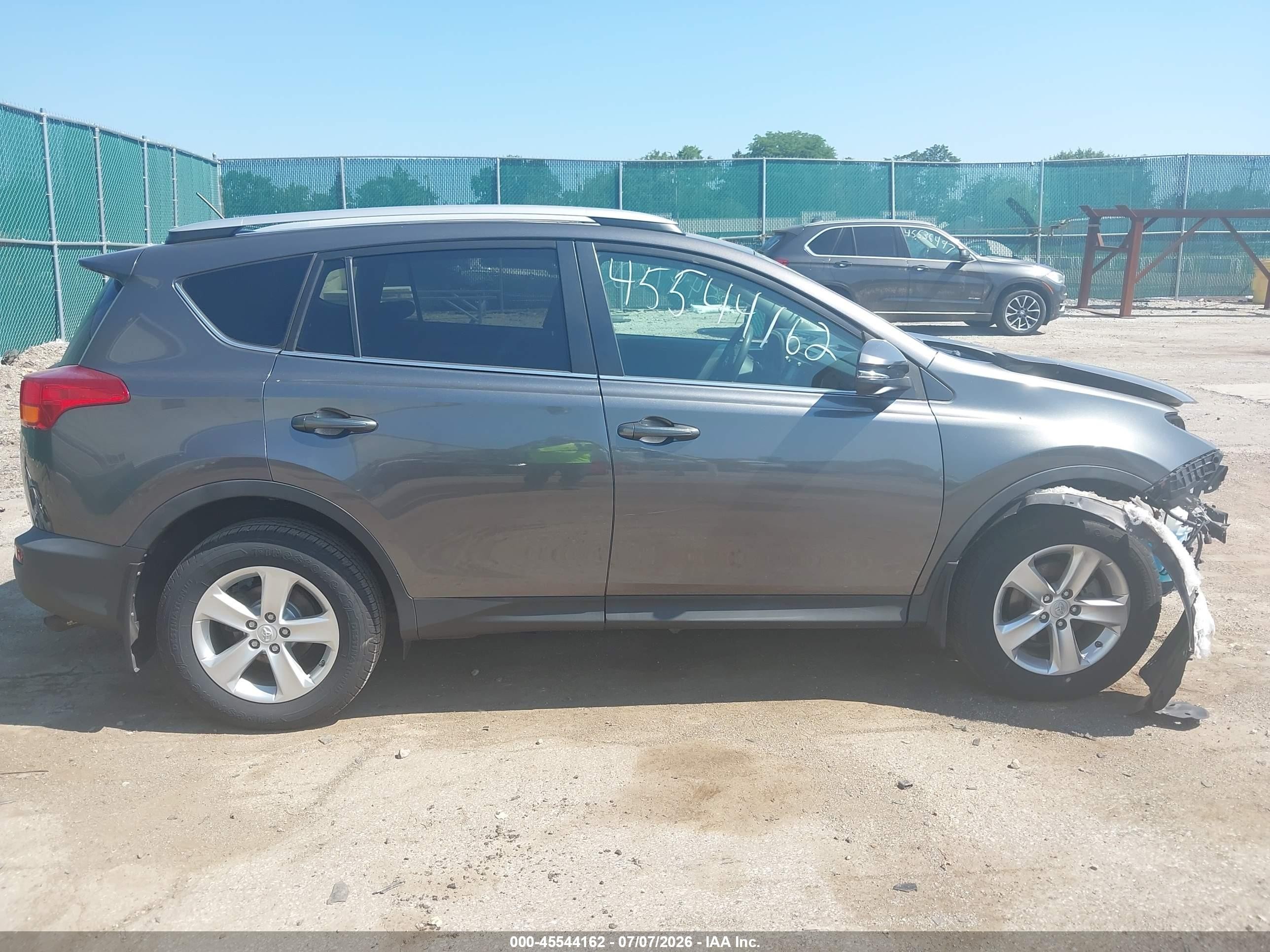 2013 Toyota Rav4 Xle Gray vin: 2T3RFREV1DW122639