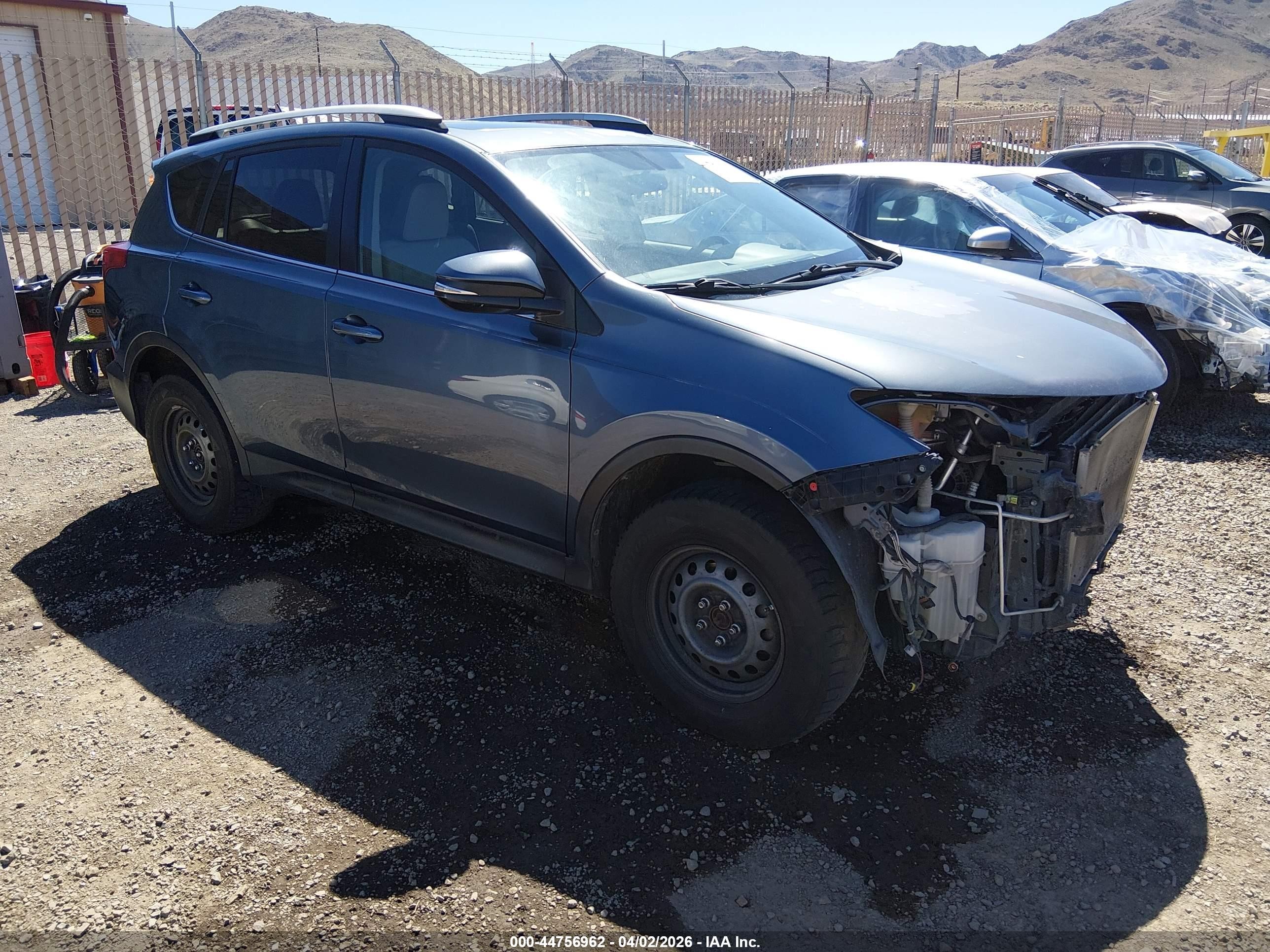 2014 Toyota Rav4 Xle Синий vin: 2T3RFREV1EW139703