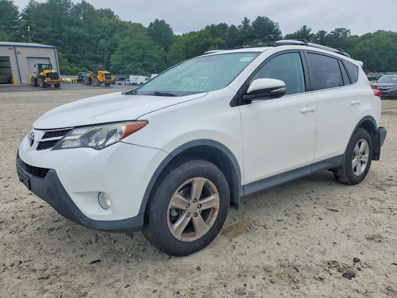2014 Toyota Rav4 Xle White vin: 2T3RFREV1EW150958
