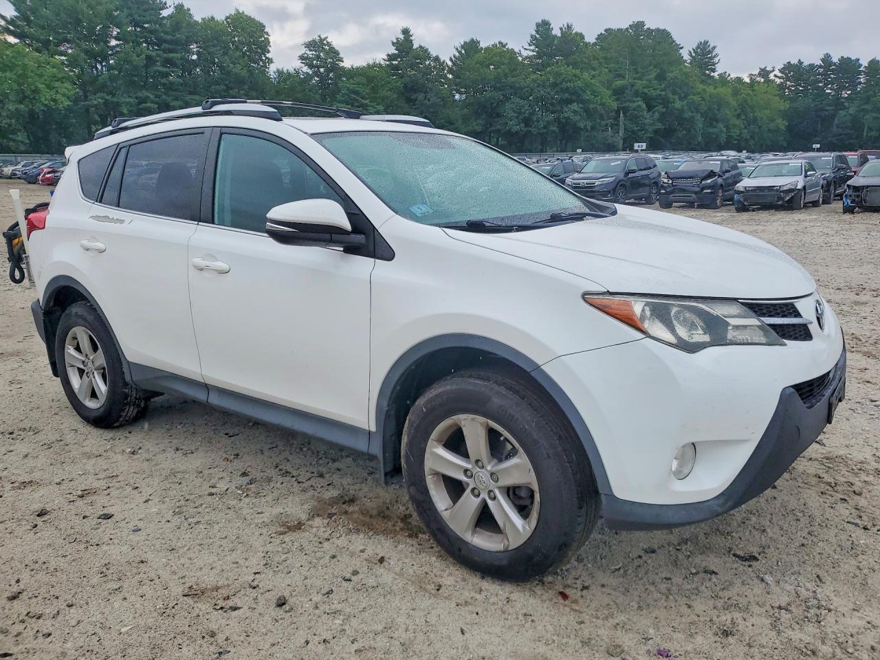 2014 Toyota Rav4 Xle White vin: 2T3RFREV1EW150958