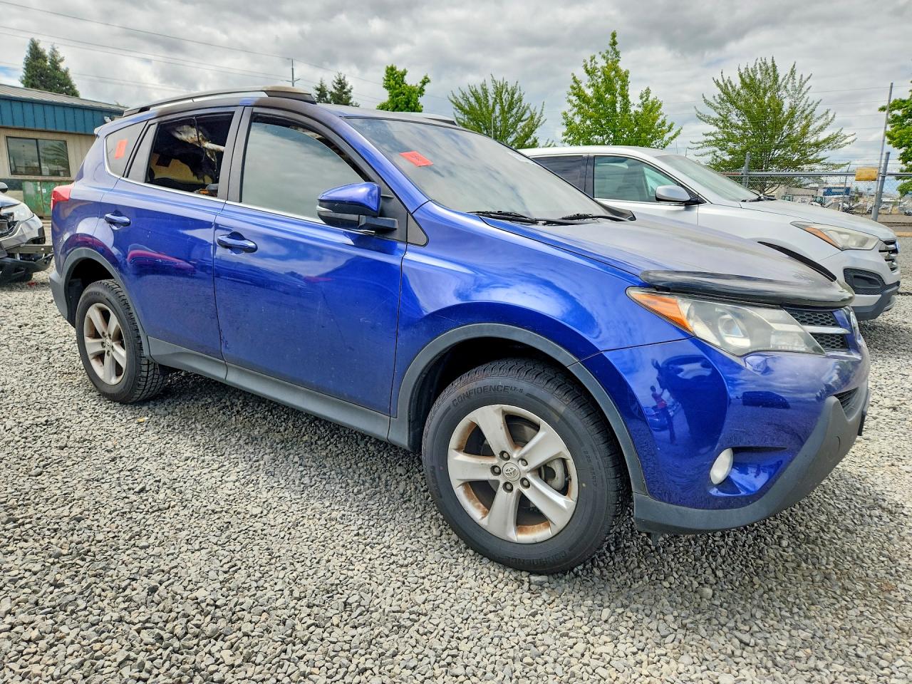 2014 Toyota Rav4 Xle Blue vin: 2T3RFREV1EW211872
