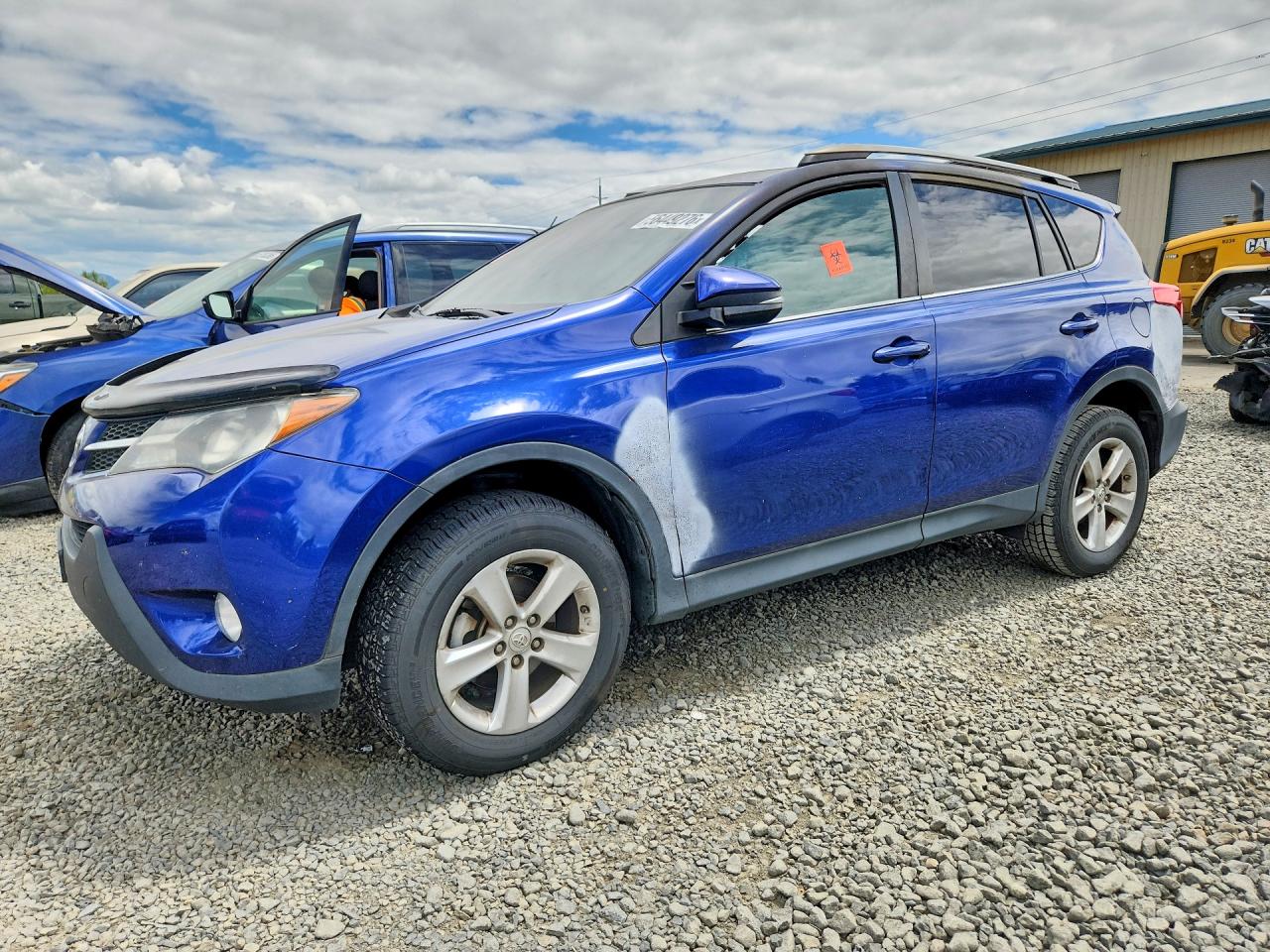 2014 Toyota Rav4 Xle Blue vin: 2T3RFREV1EW211872