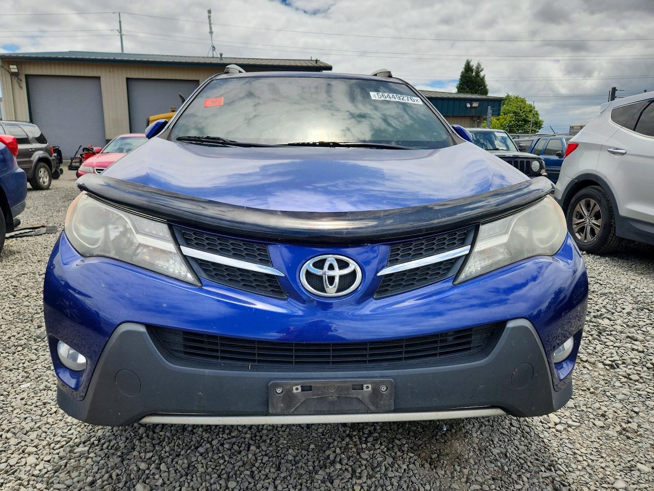 2014 Toyota Rav4 Xle Blue vin: 2T3RFREV1EW211872