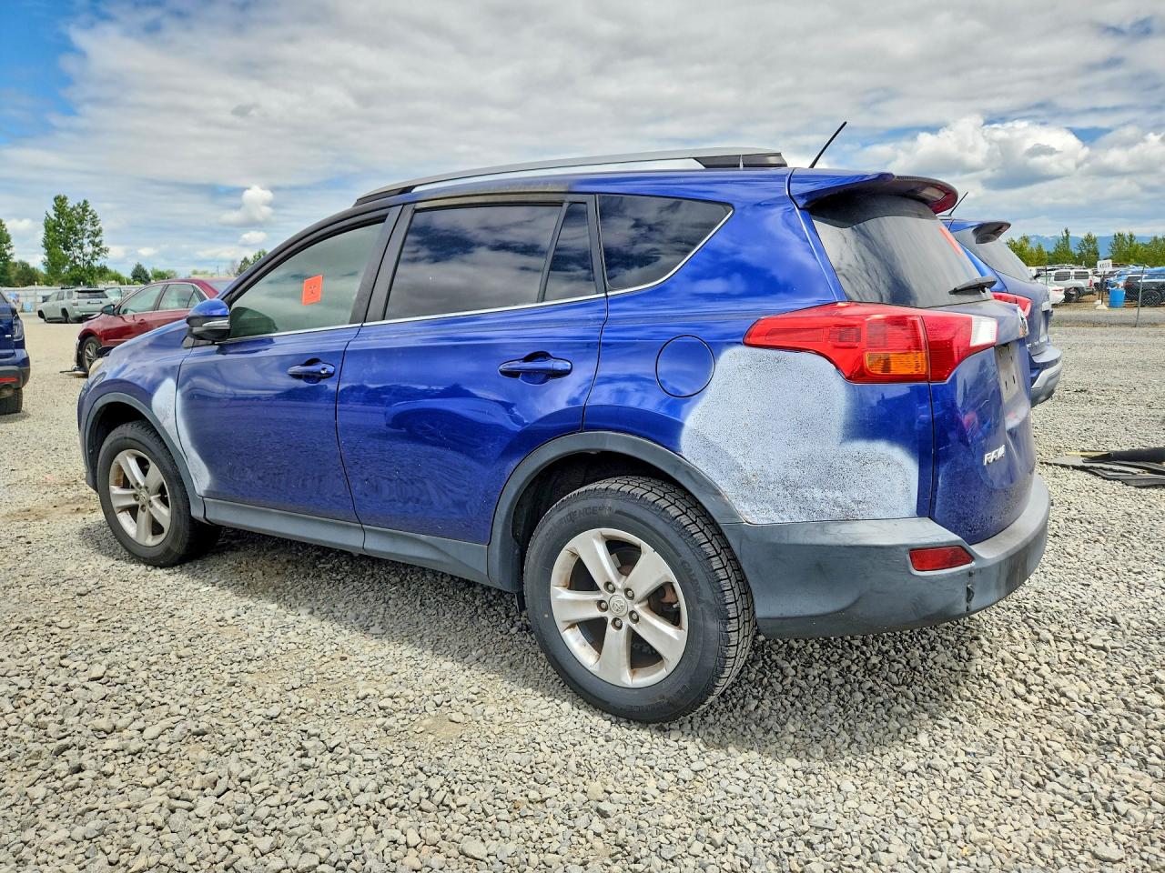 2014 Toyota Rav4 Xle Blue vin: 2T3RFREV1EW211872