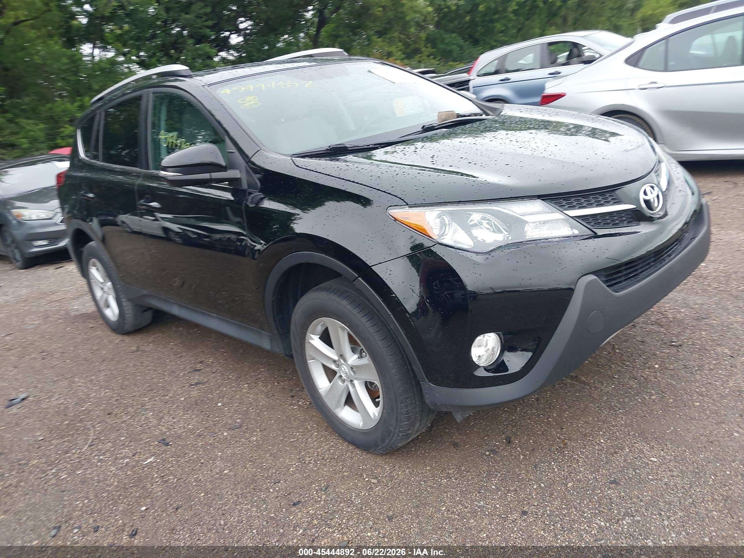 2014 Toyota Rav4 Xle Черный vin: 2T3RFREV1EW217073