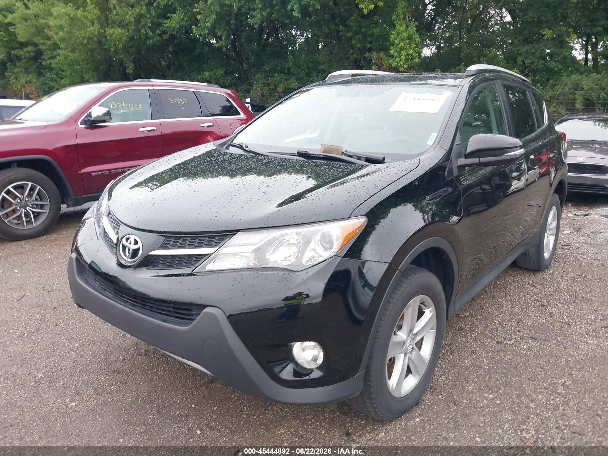 2014 Toyota Rav4 Xle Черный vin: 2T3RFREV1EW217073