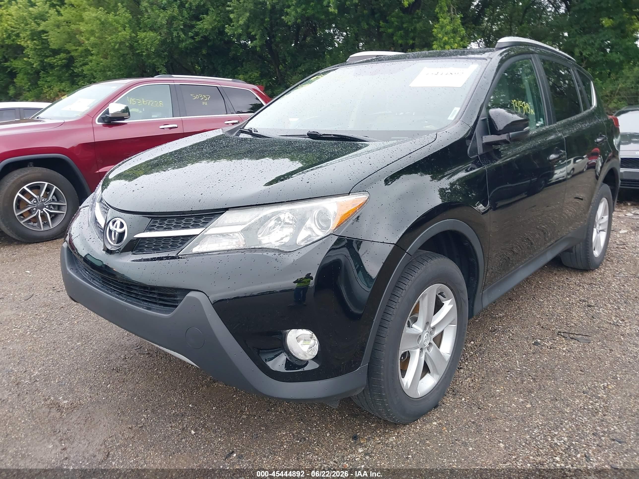 2014 Toyota Rav4 Xle Черный vin: 2T3RFREV1EW217073