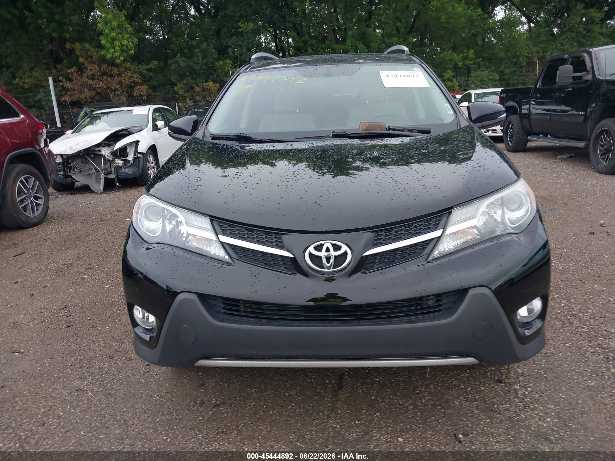 2014 Toyota Rav4 Xle Черный vin: 2T3RFREV1EW217073