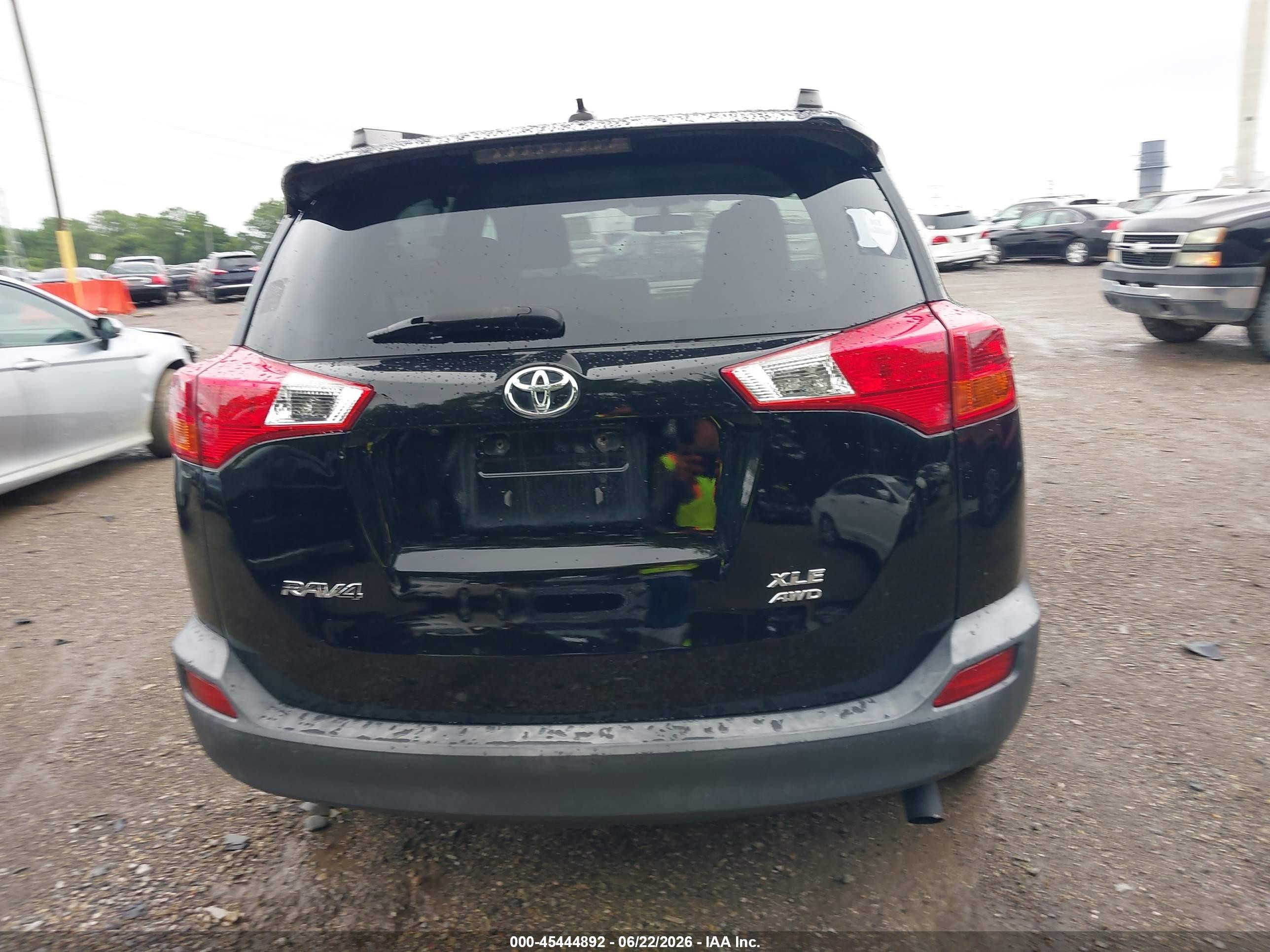 2014 Toyota Rav4 Xle Черный vin: 2T3RFREV1EW217073