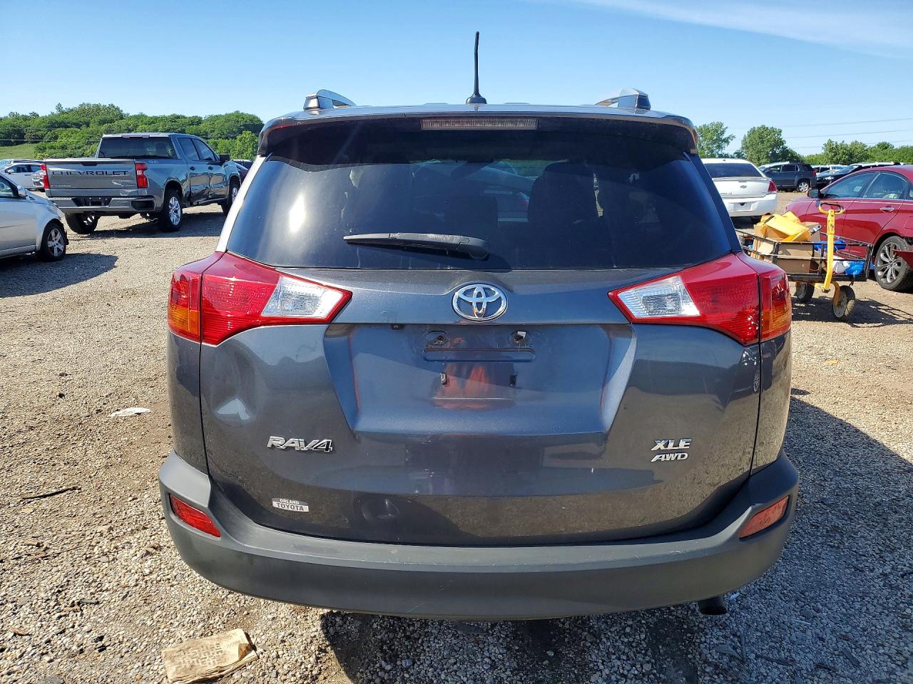 2015 Toyota Rav4 Xle Gray vin: 2T3RFREV1FW233095