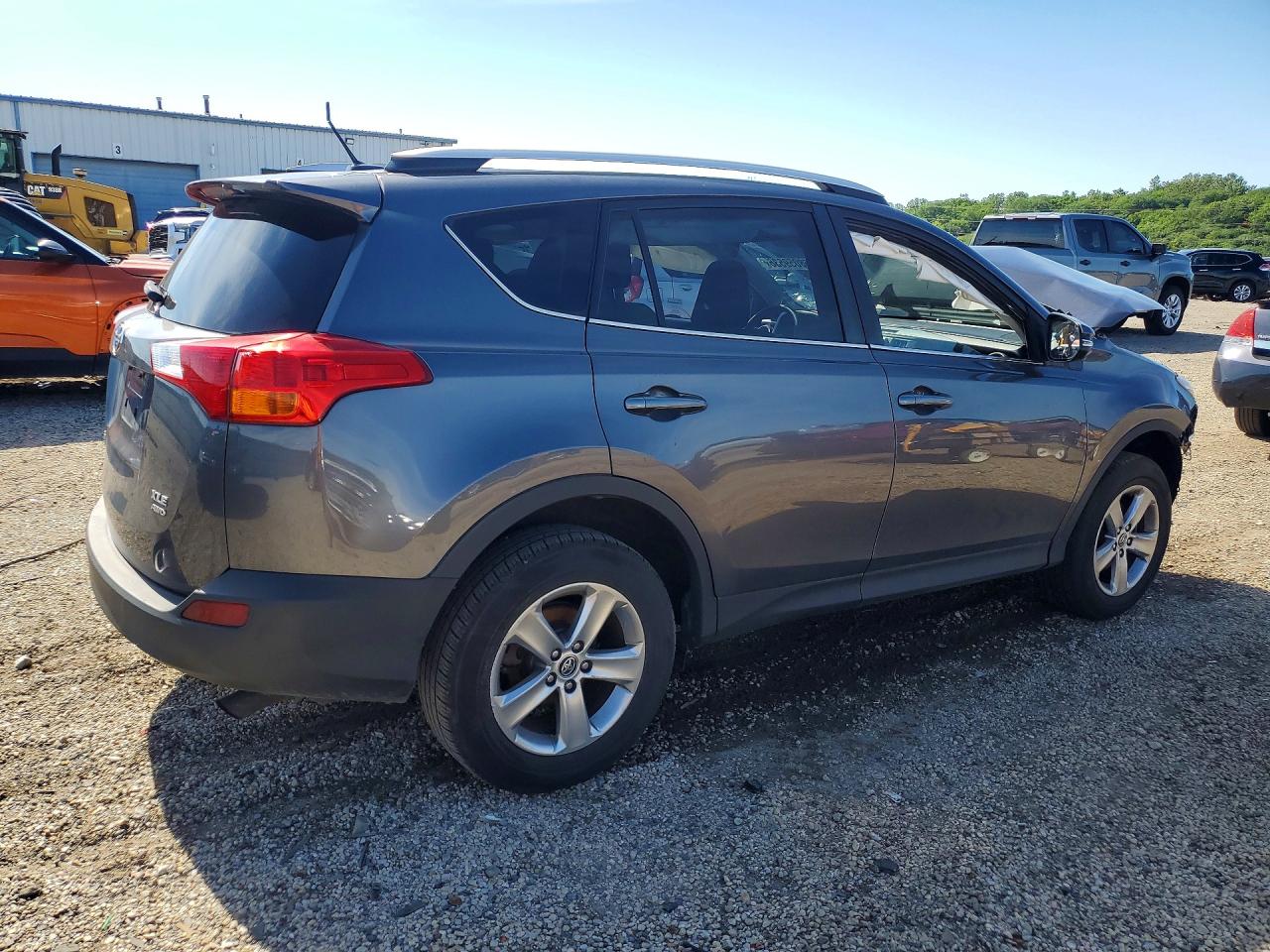 2015 Toyota Rav4 Xle Gray vin: 2T3RFREV1FW233095