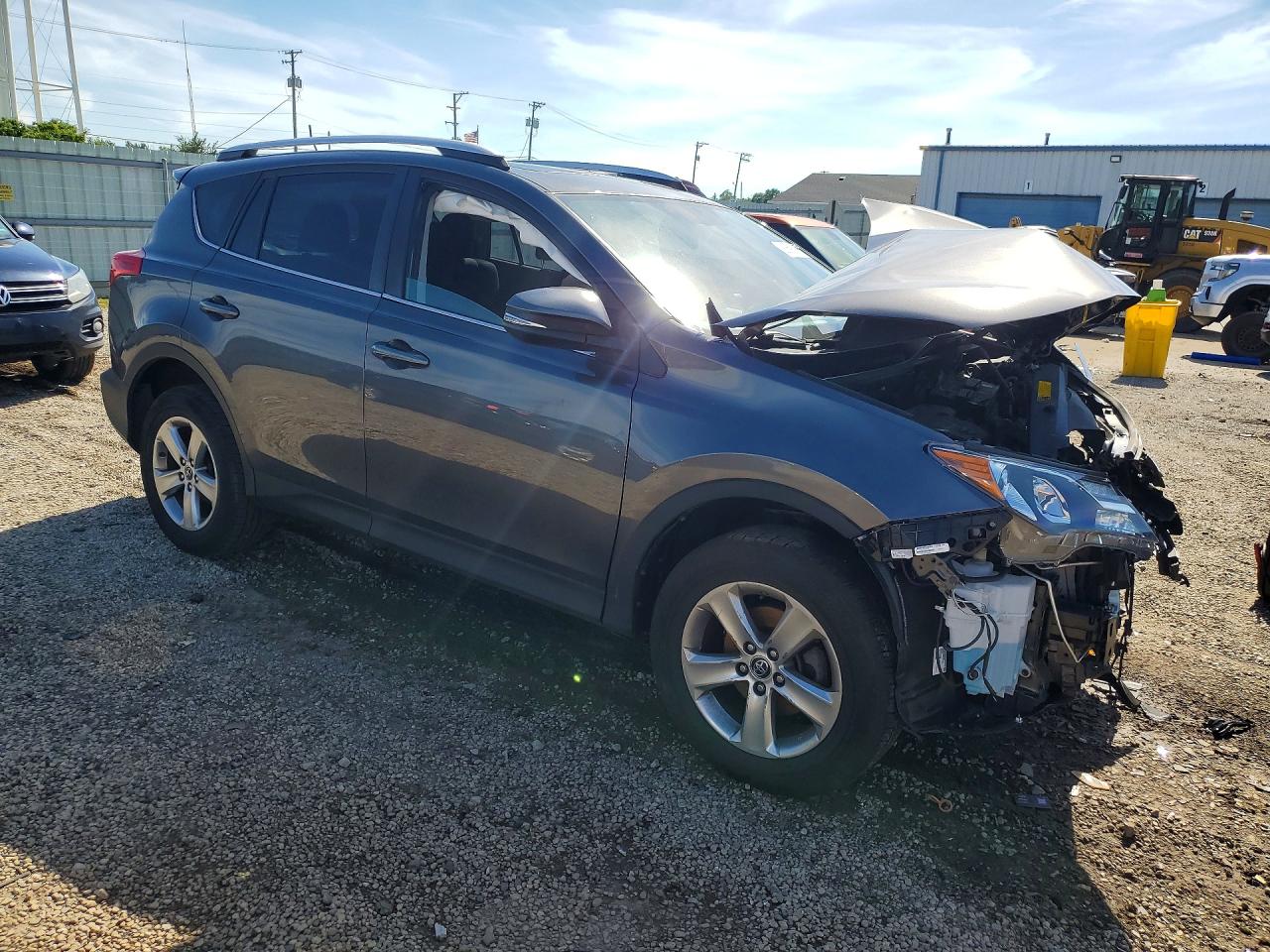 2015 Toyota Rav4 Xle Gray vin: 2T3RFREV1FW233095