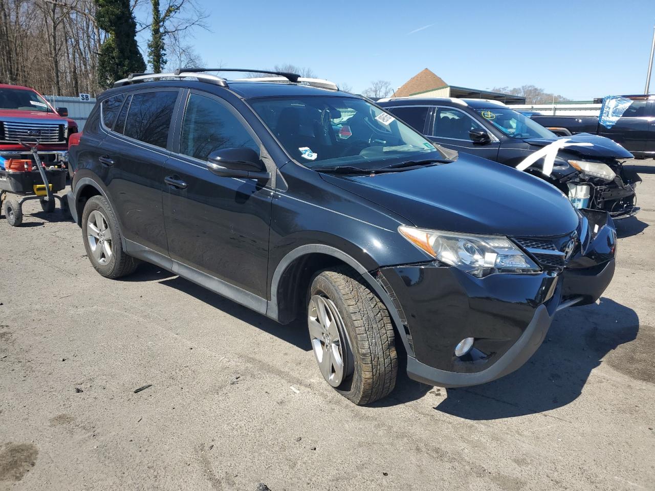 2015 Toyota Rav4 Xle Черный vin: 2T3RFREV1FW240239