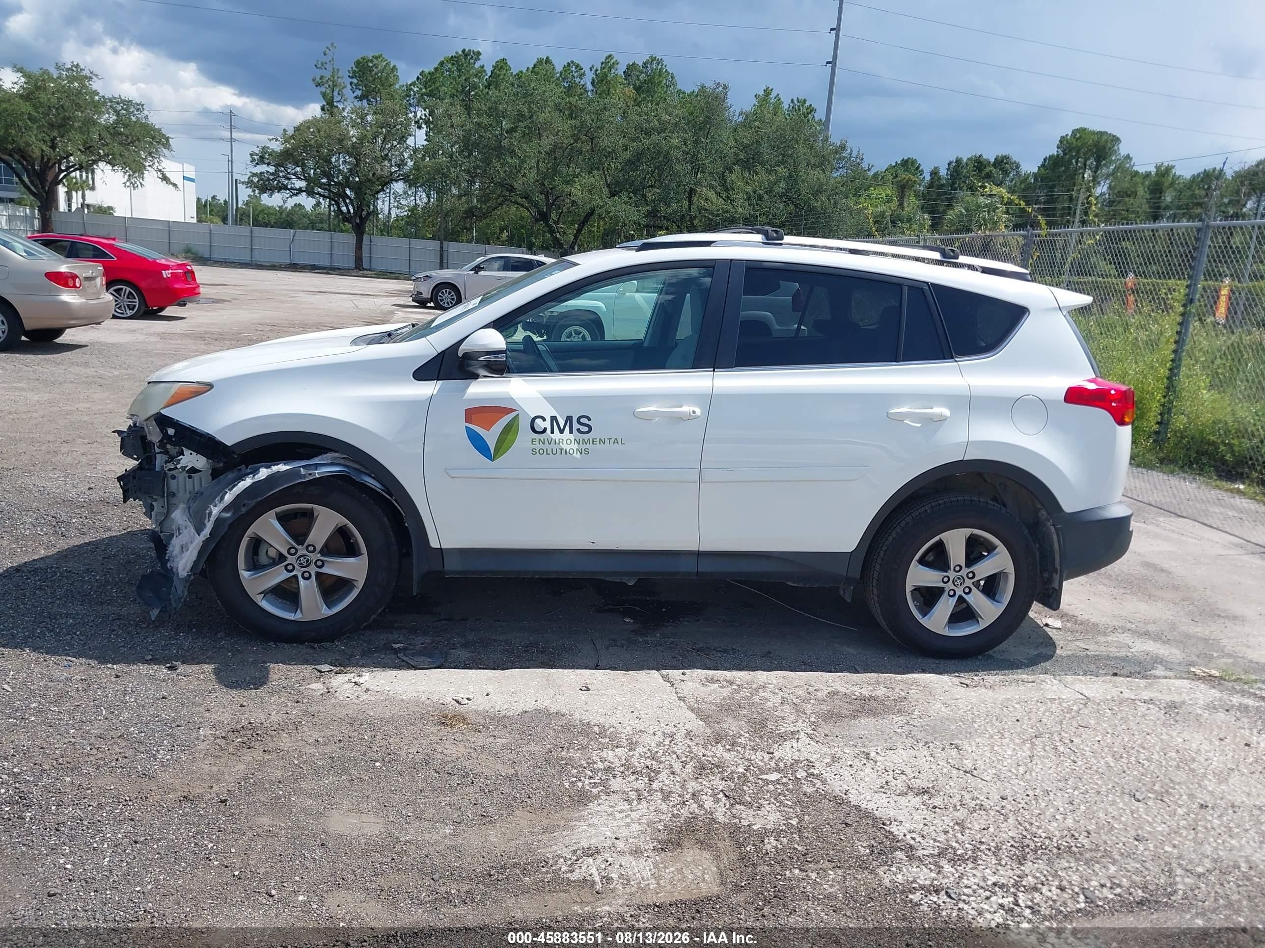 2015 Toyota Rav4 Xle White vin: 2T3RFREV1FW247997