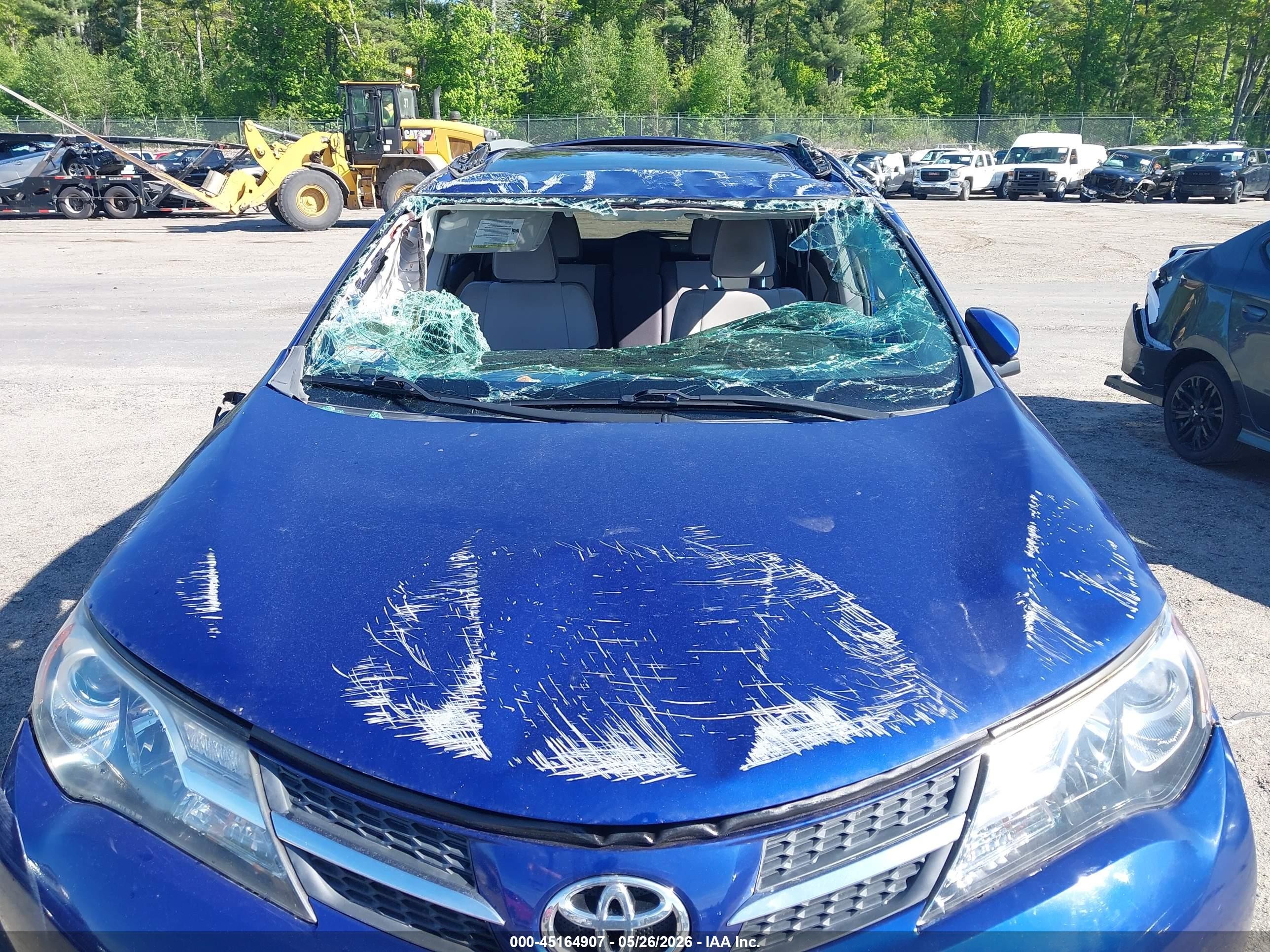 2015 Toyota Rav4 Xle Blue vin: 2T3RFREV1FW249524