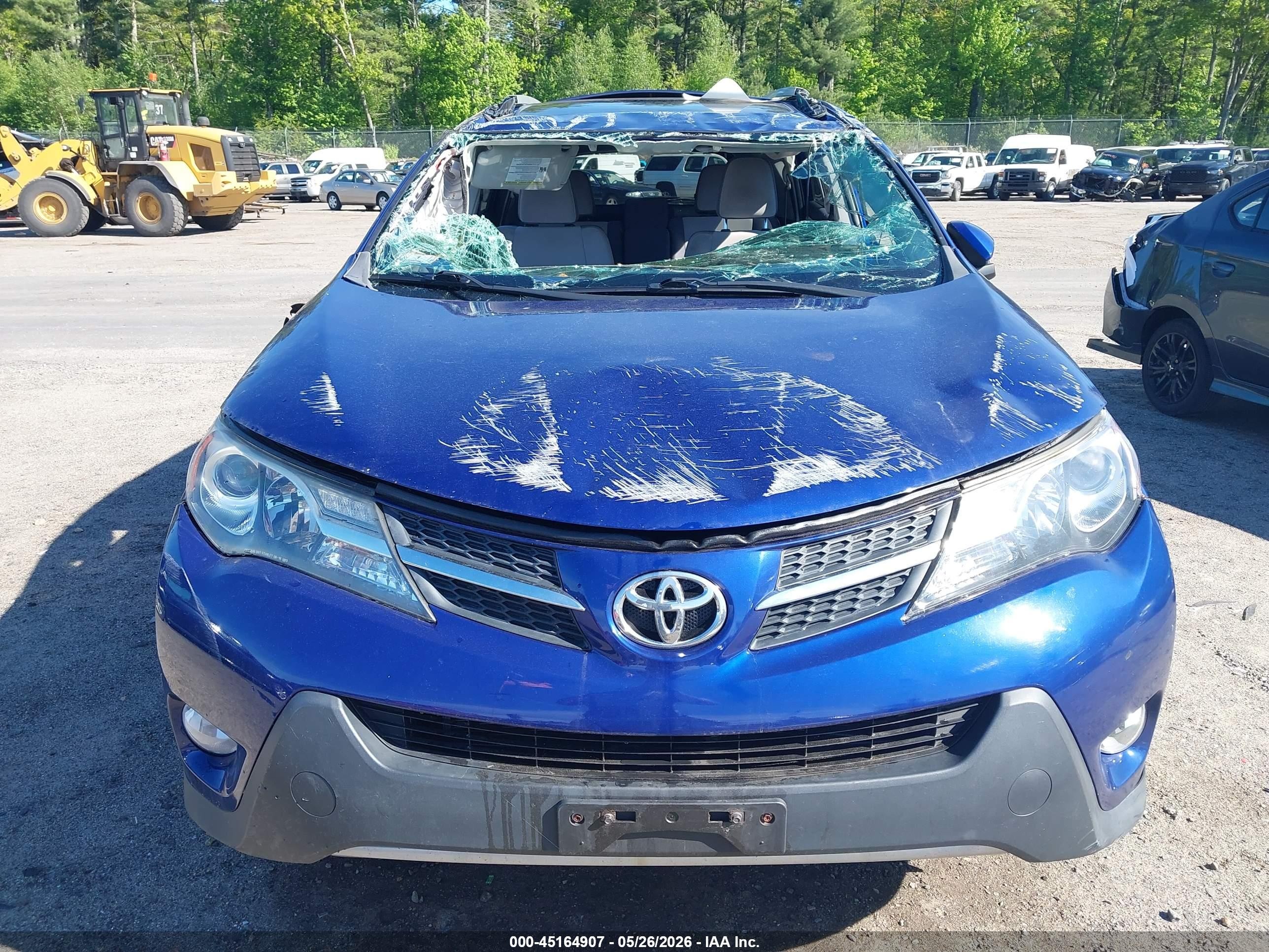 2015 Toyota Rav4 Xle Blue vin: 2T3RFREV1FW249524