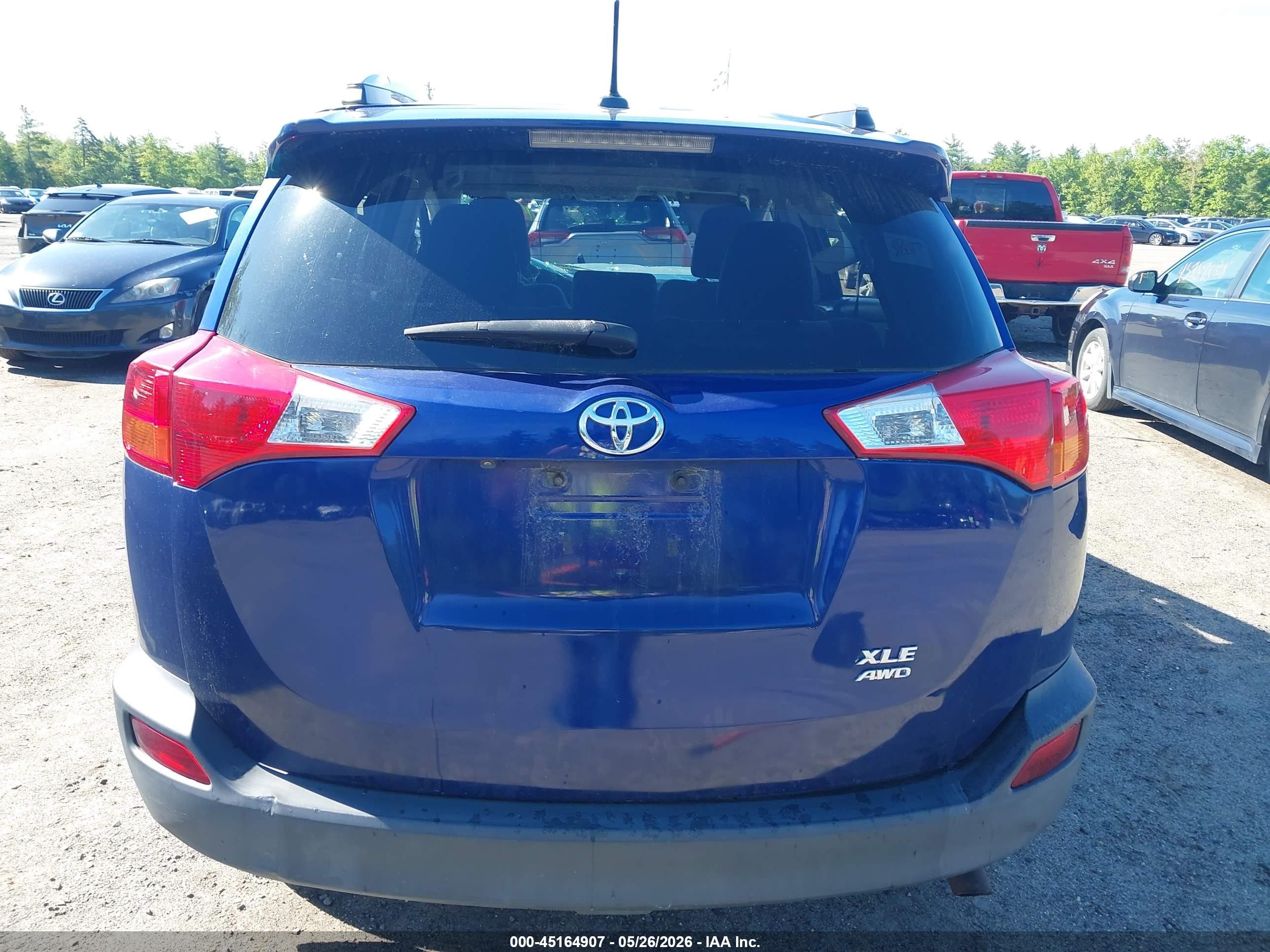 2015 Toyota Rav4 Xle Blue vin: 2T3RFREV1FW249524