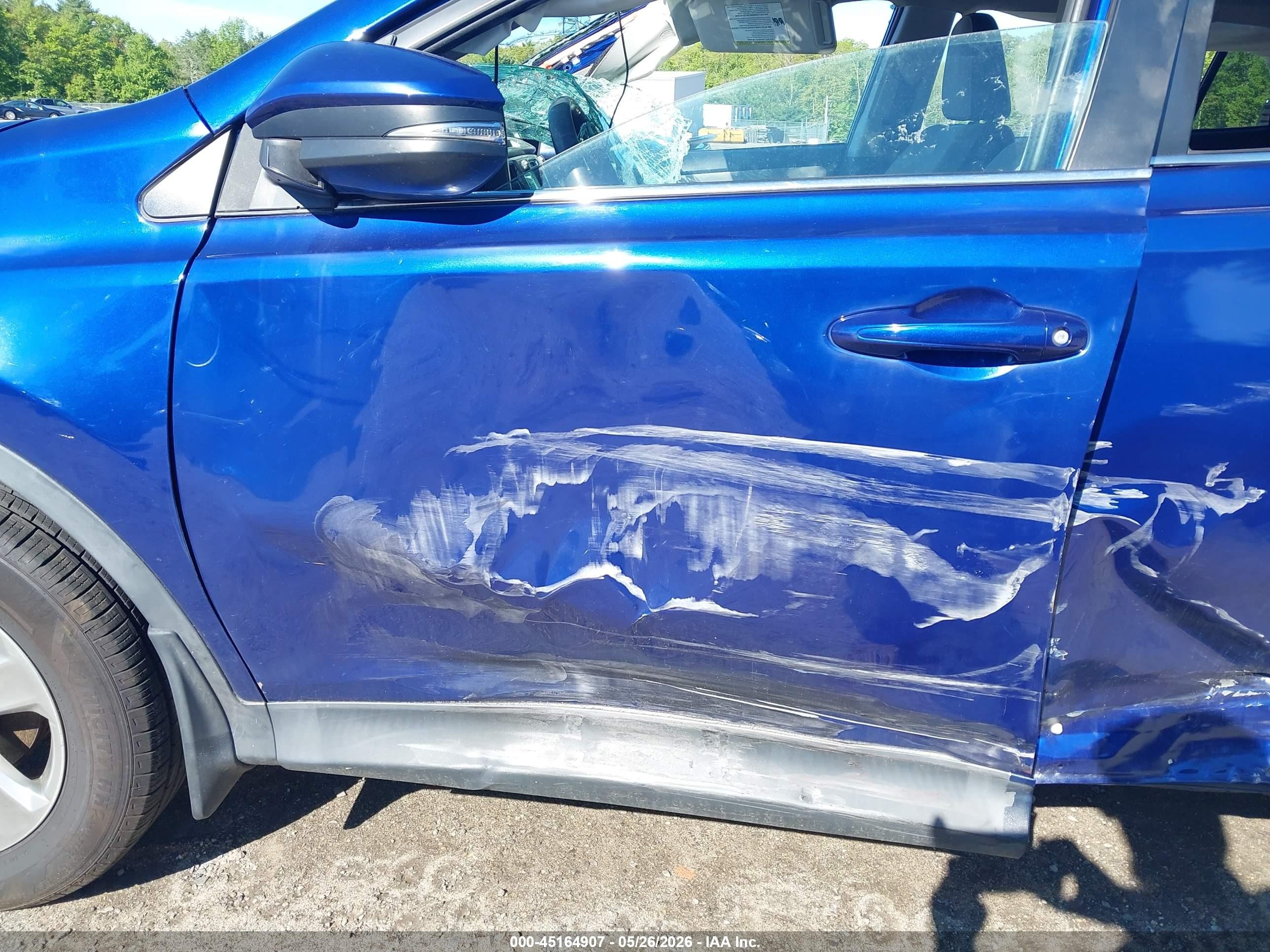 2015 Toyota Rav4 Xle Blue vin: 2T3RFREV1FW249524