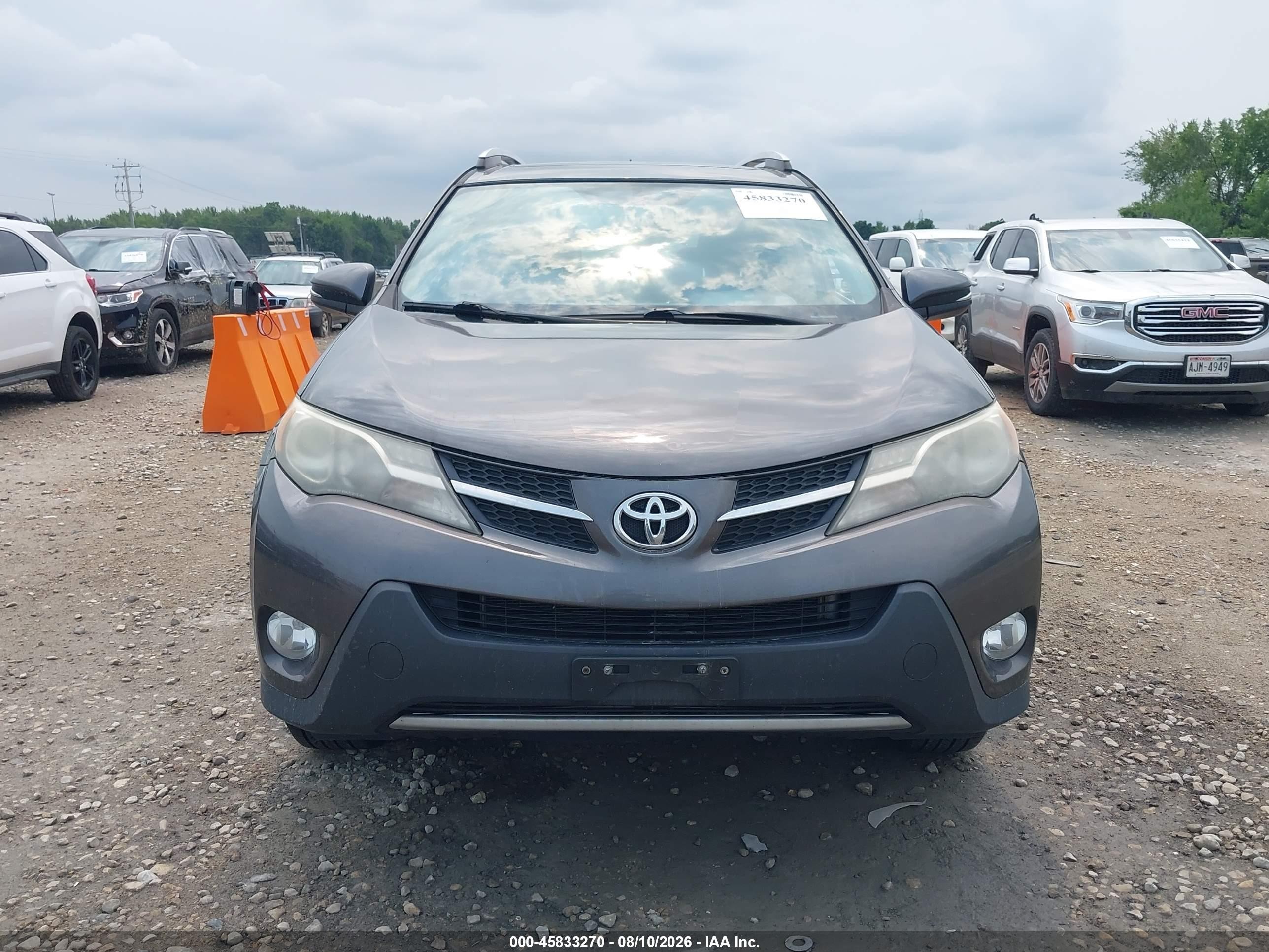 2015 Toyota Rav4 Xle Gray vin: 2T3RFREV1FW255677
