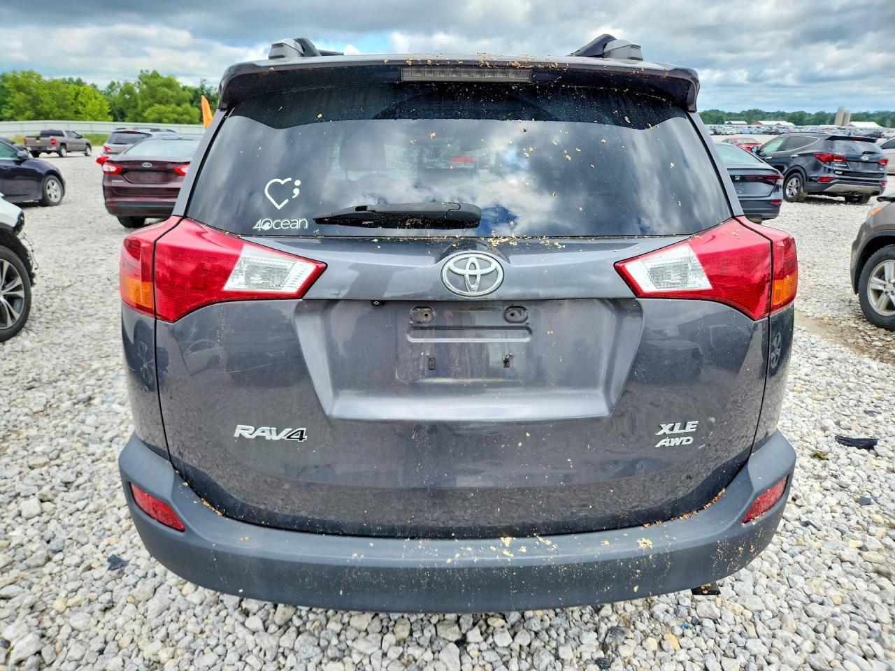 2015 Toyota Rav4 Xle Серый vin: 2T3RFREV1FW256277