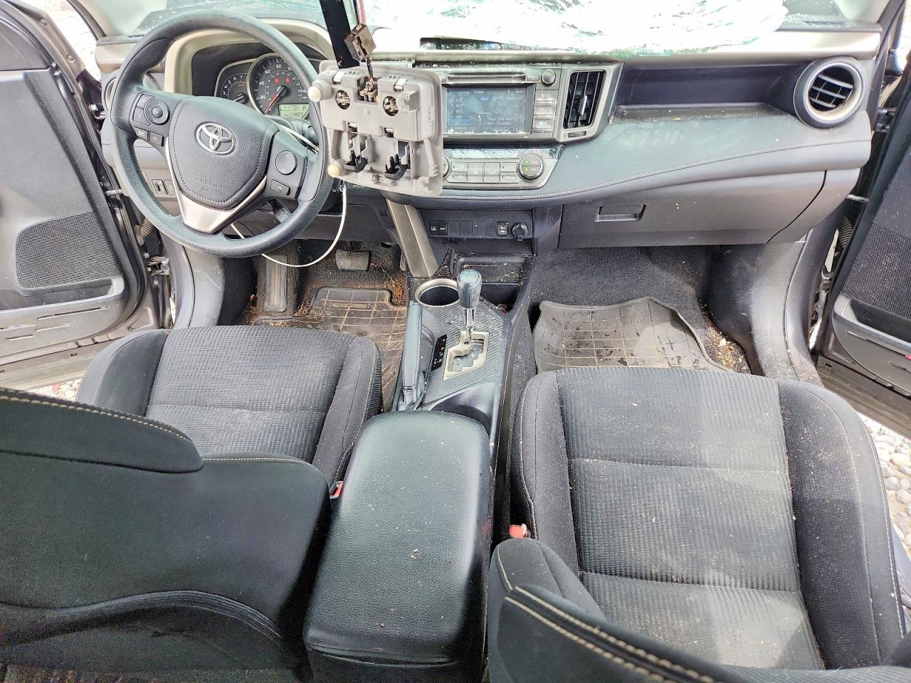 2015 Toyota Rav4 Xle Серый vin: 2T3RFREV1FW256277