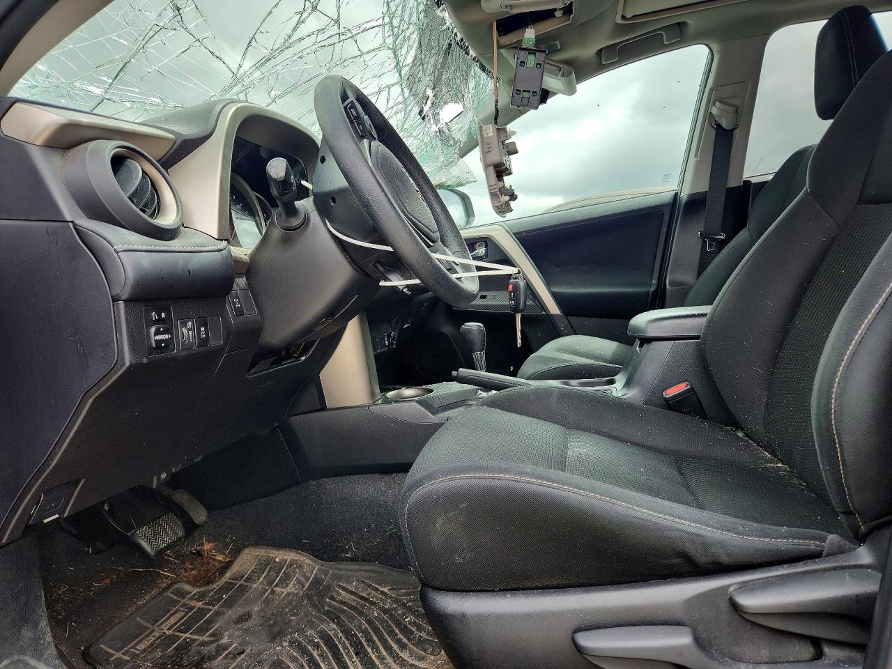 2015 Toyota Rav4 Xle Серый vin: 2T3RFREV1FW256277