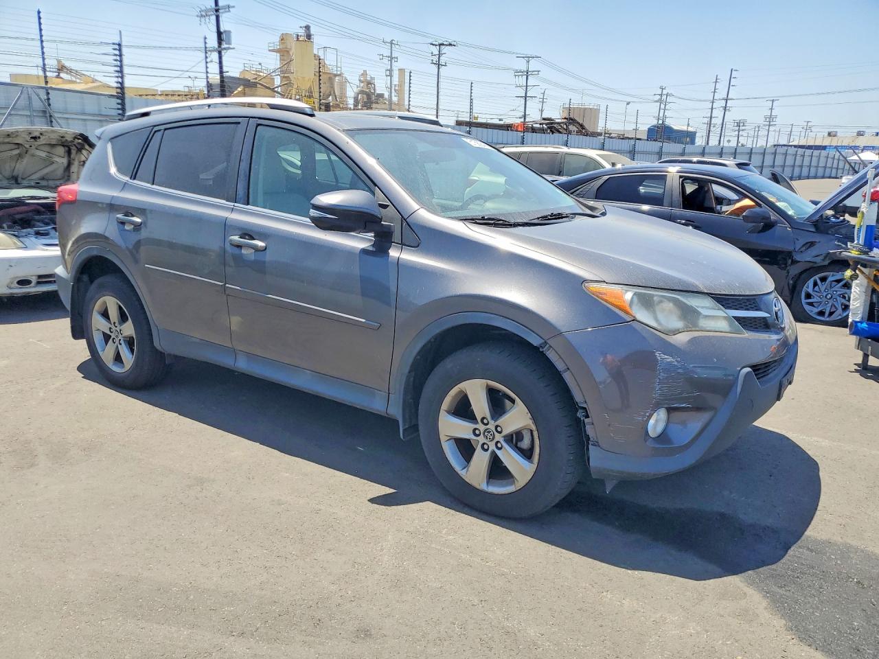 2015 Toyota Rav4 Xle Gray vin: 2T3RFREV1FW261298