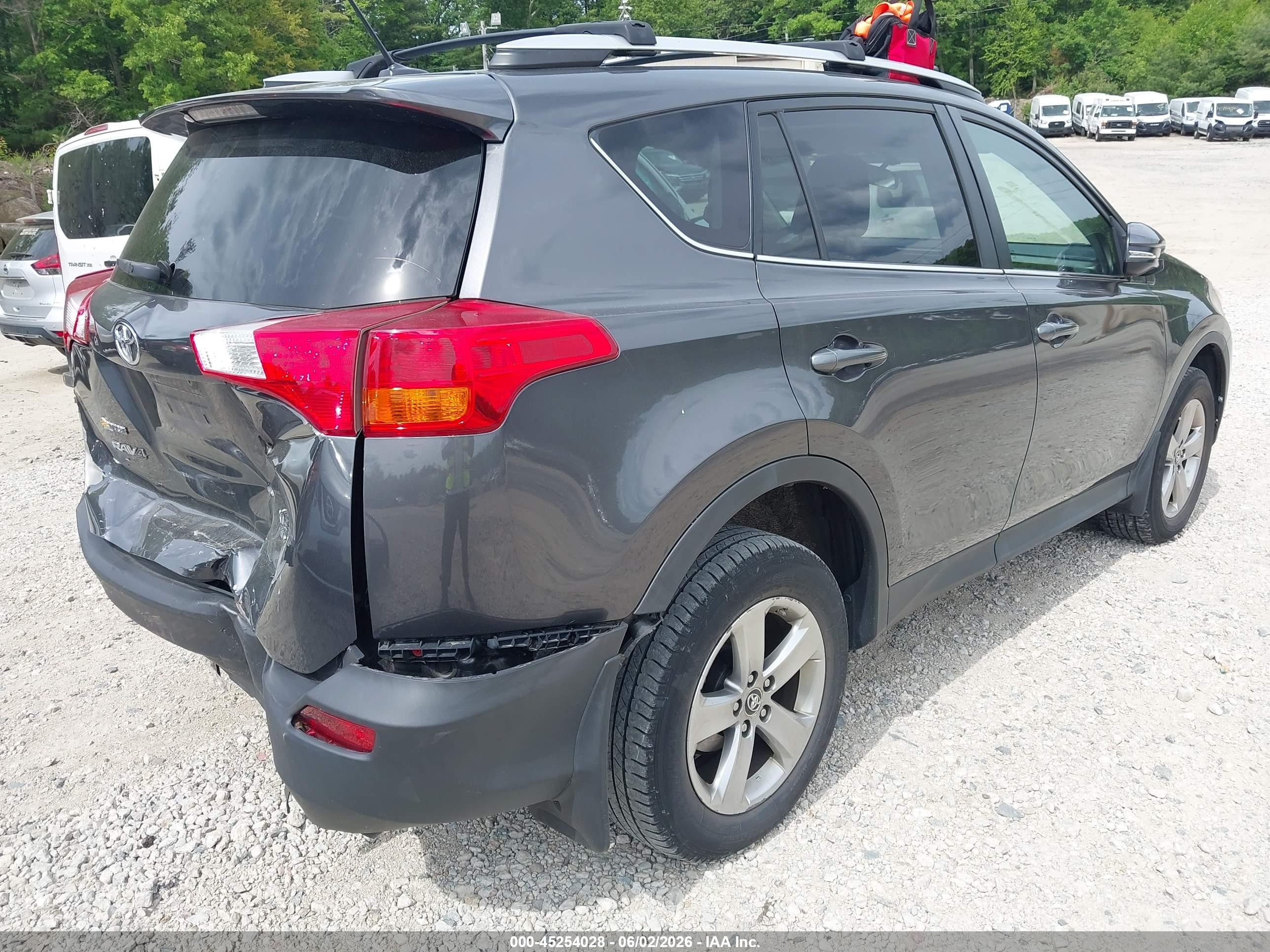 2015 Toyota Rav4 Xle Gray vin: 2T3RFREV1FW265349