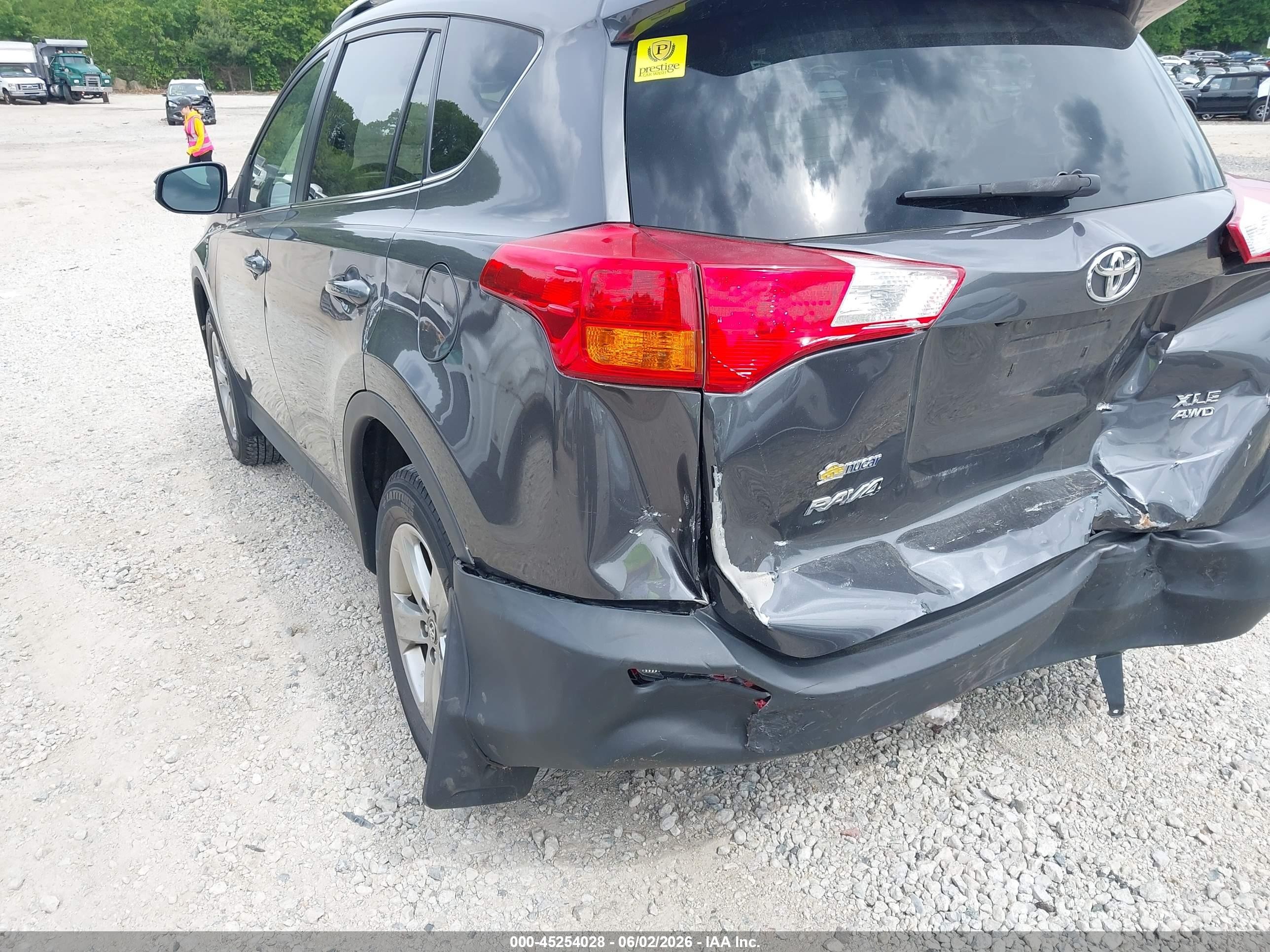 2015 Toyota Rav4 Xle Gray vin: 2T3RFREV1FW265349