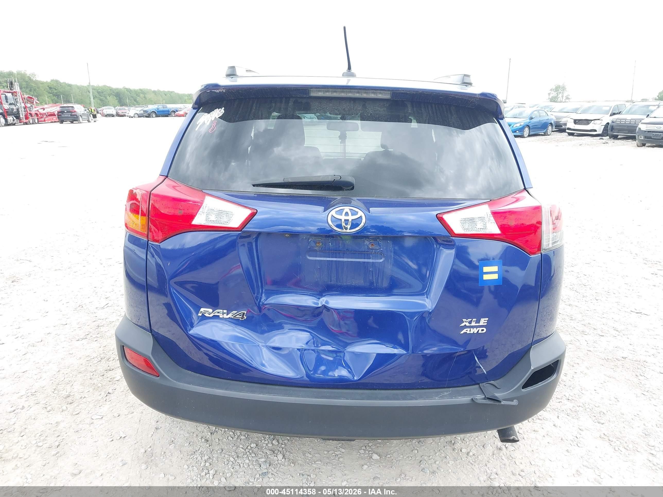 2015 Toyota Rav4 Xle Blue vin: 2T3RFREV1FW281132