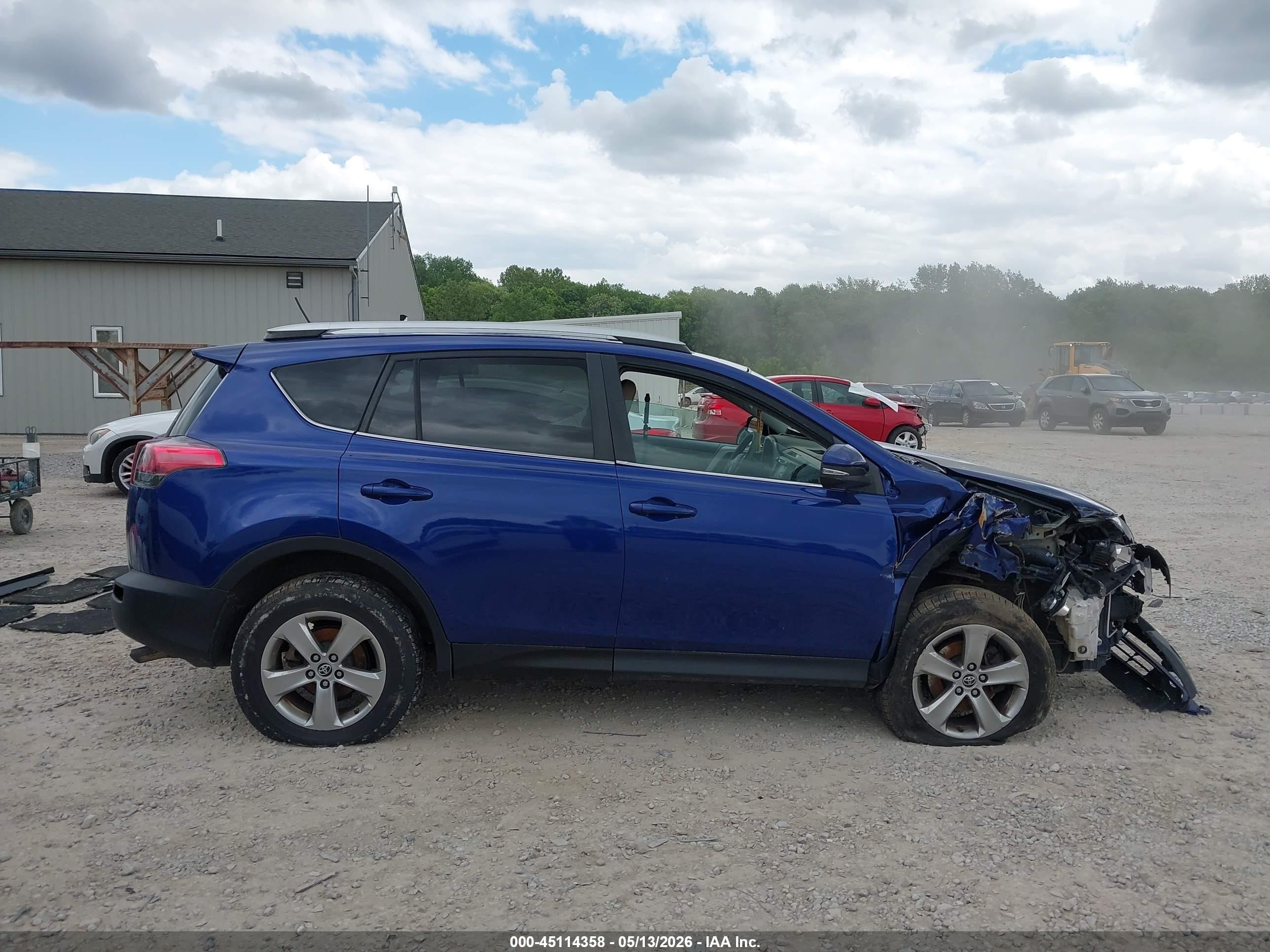 2015 Toyota Rav4 Xle Blue vin: 2T3RFREV1FW281132