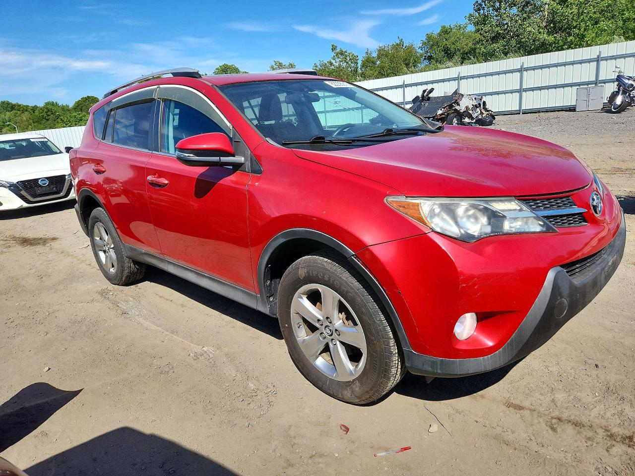 2015 Toyota Rav4 Xle Red vin: 2T3RFREV1FW344083