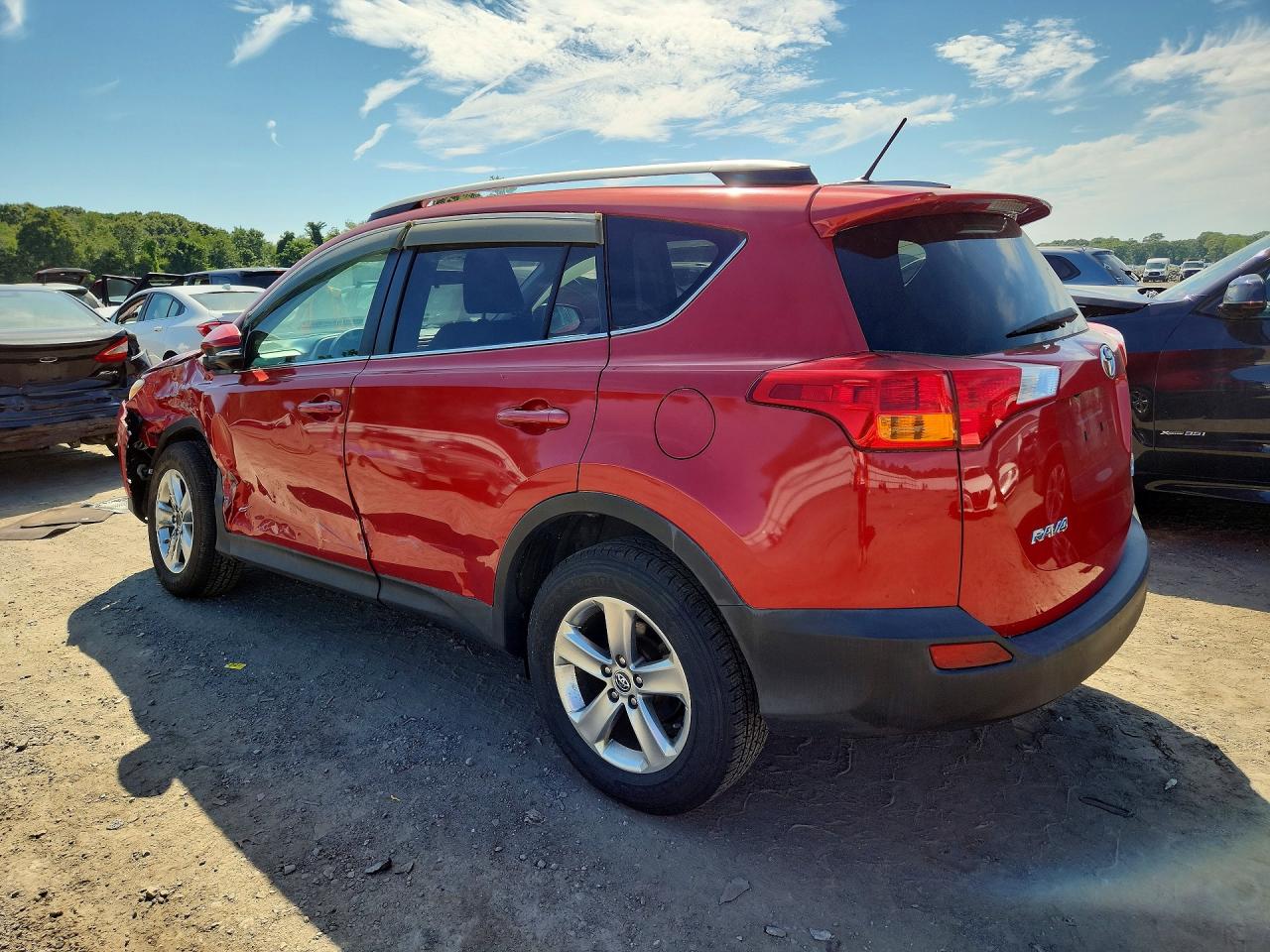 2015 Toyota Rav4 Xle Red vin: 2T3RFREV1FW344083