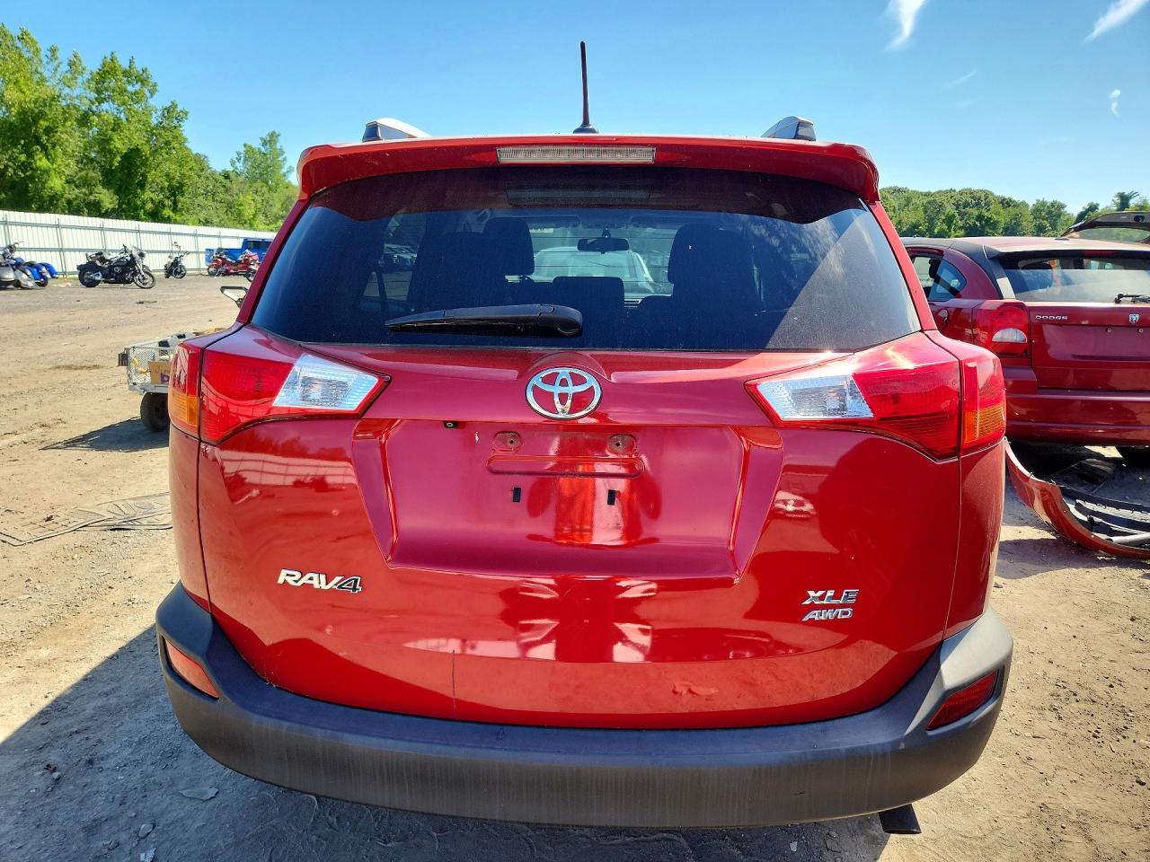 2015 Toyota Rav4 Xle Red vin: 2T3RFREV1FW344083