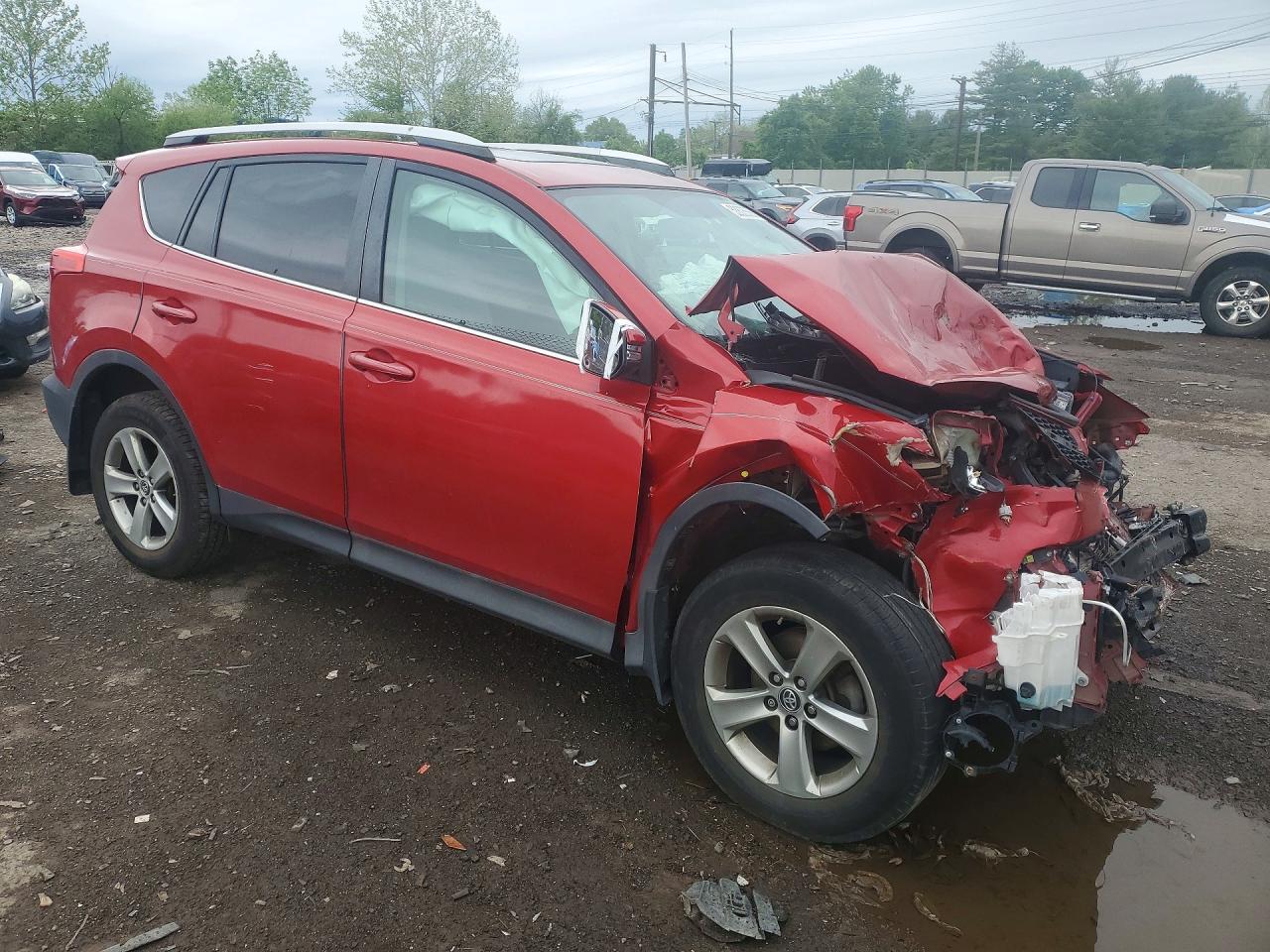 2015 Toyota Rav4 Xle Red vin: 2T3RFREV1FW348764