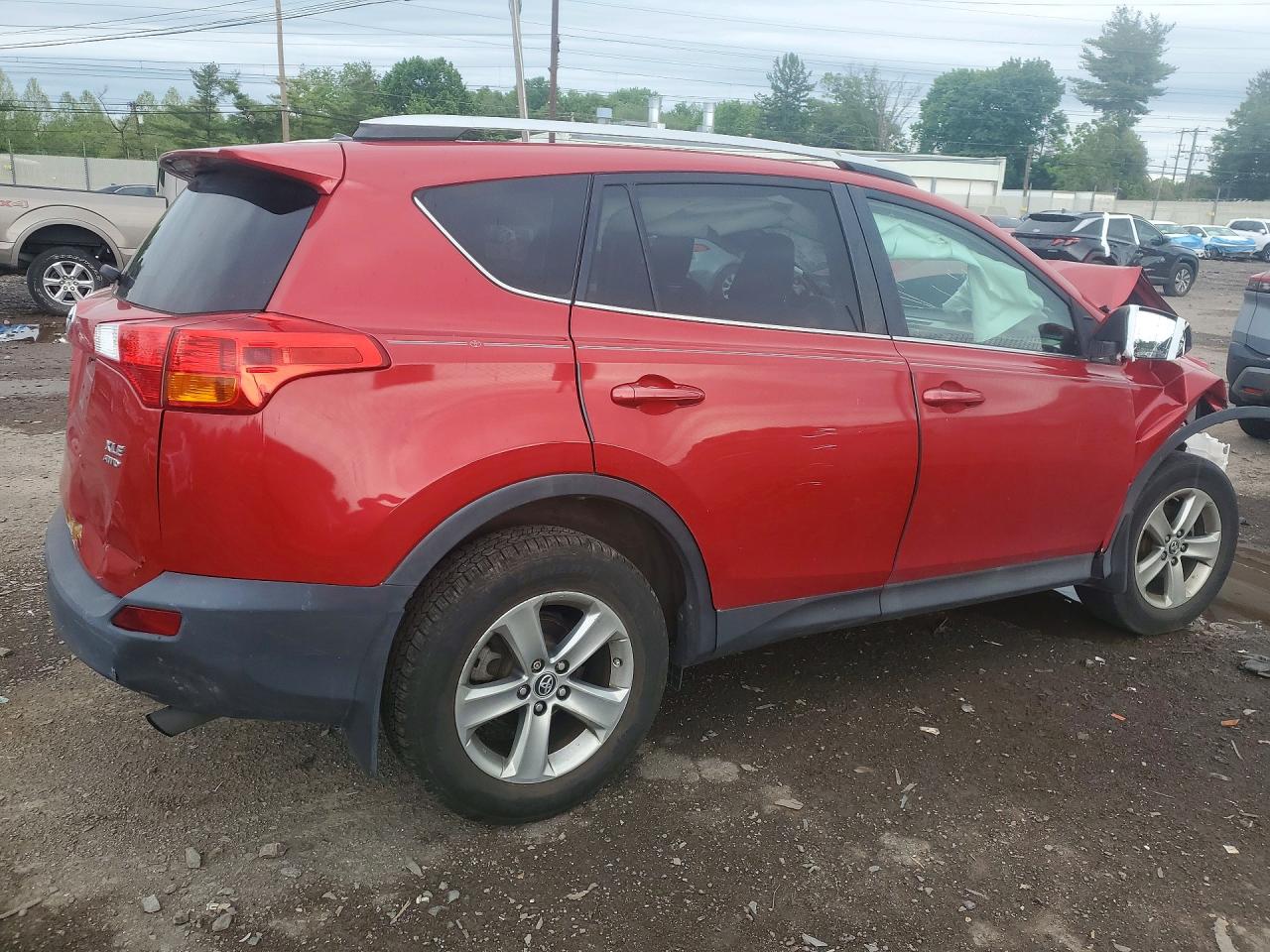 2015 Toyota Rav4 Xle Red vin: 2T3RFREV1FW348764