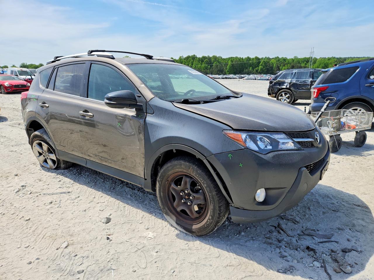 2015 Toyota Rav4 Xle Brown vin: 2T3RFREV1FW375365