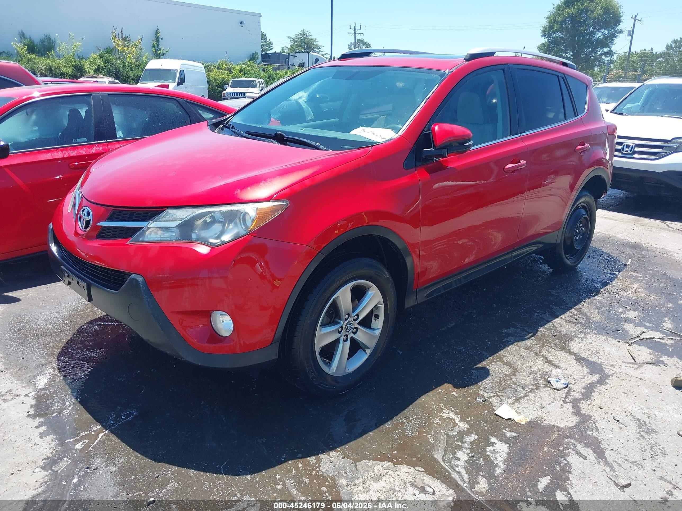 2015 Toyota Rav4 Xle Red vin: 2T3RFREV1FW376368