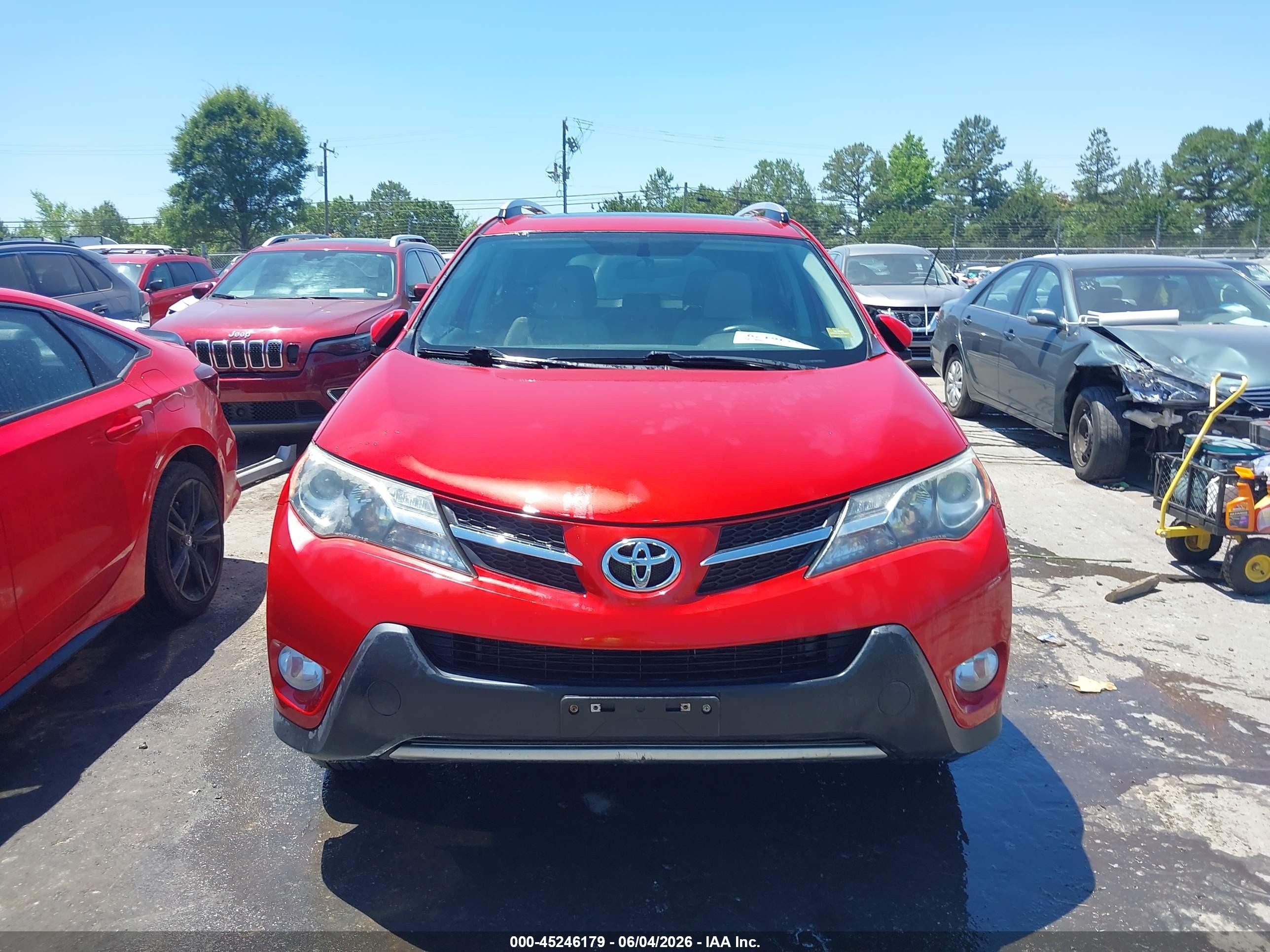 2015 Toyota Rav4 Xle Red vin: 2T3RFREV1FW376368
