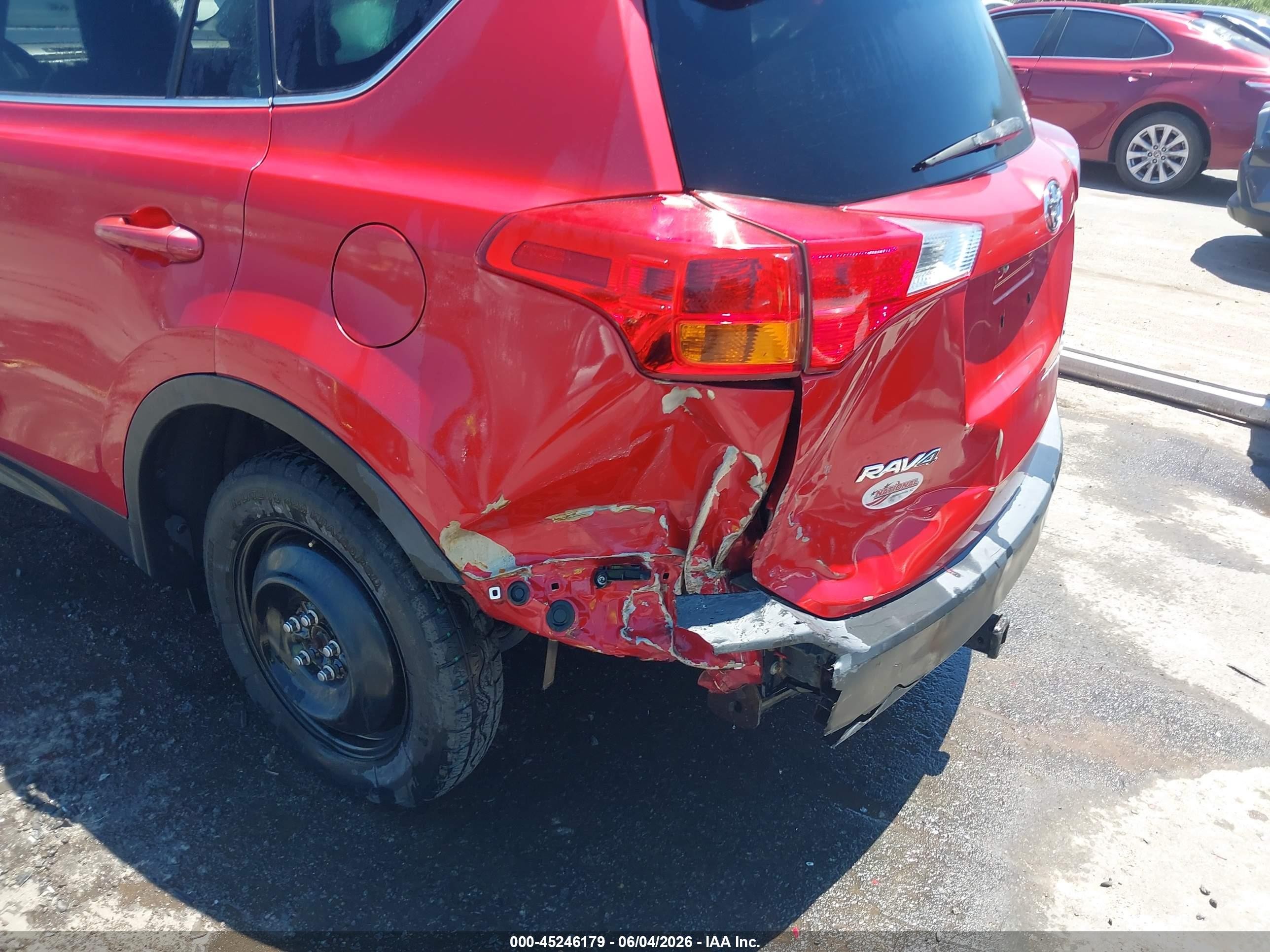 2015 Toyota Rav4 Xle Red vin: 2T3RFREV1FW376368