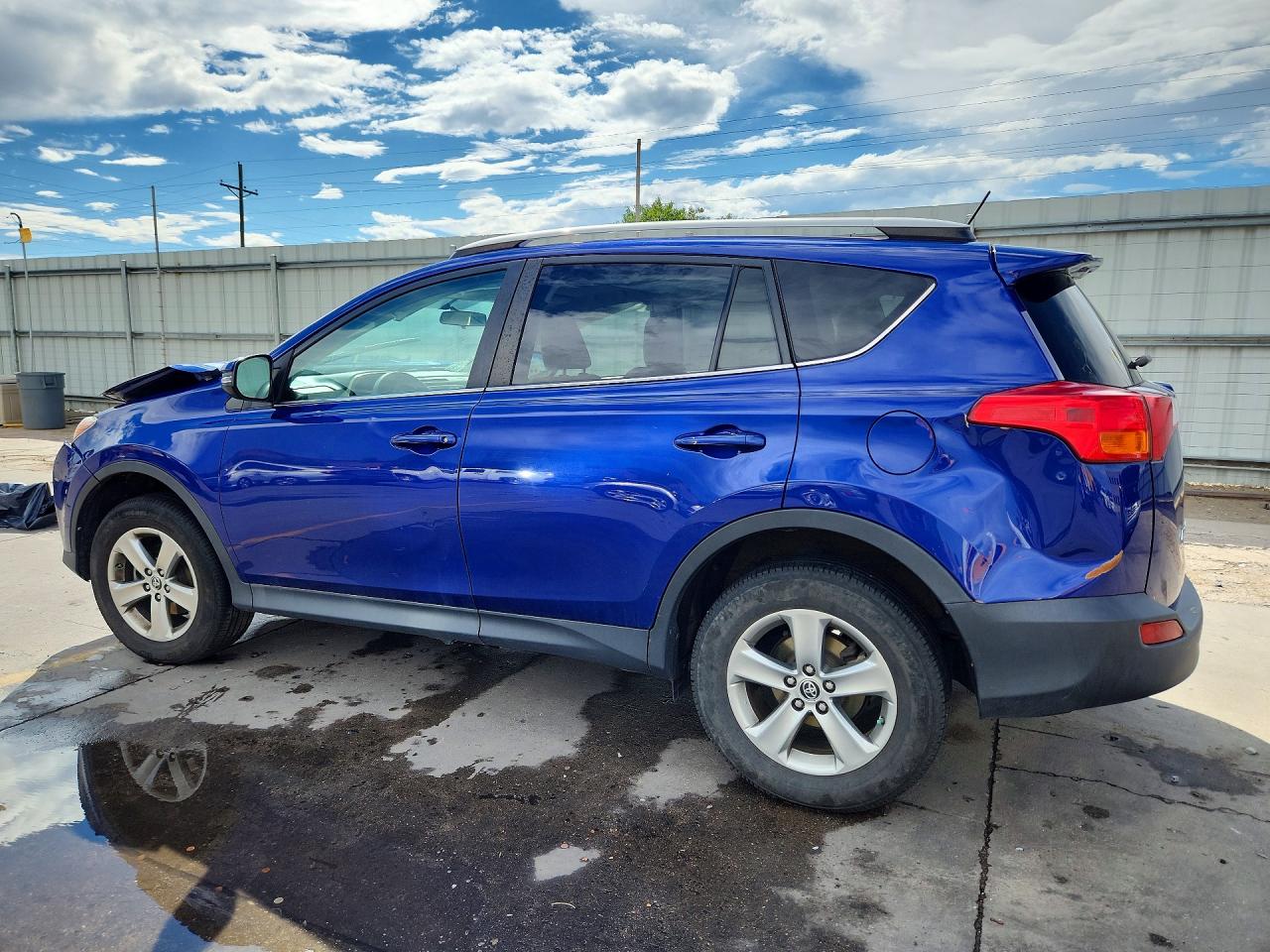 2015 Toyota Rav4 Xle Blue vin: 2T3RFREV1FW378069