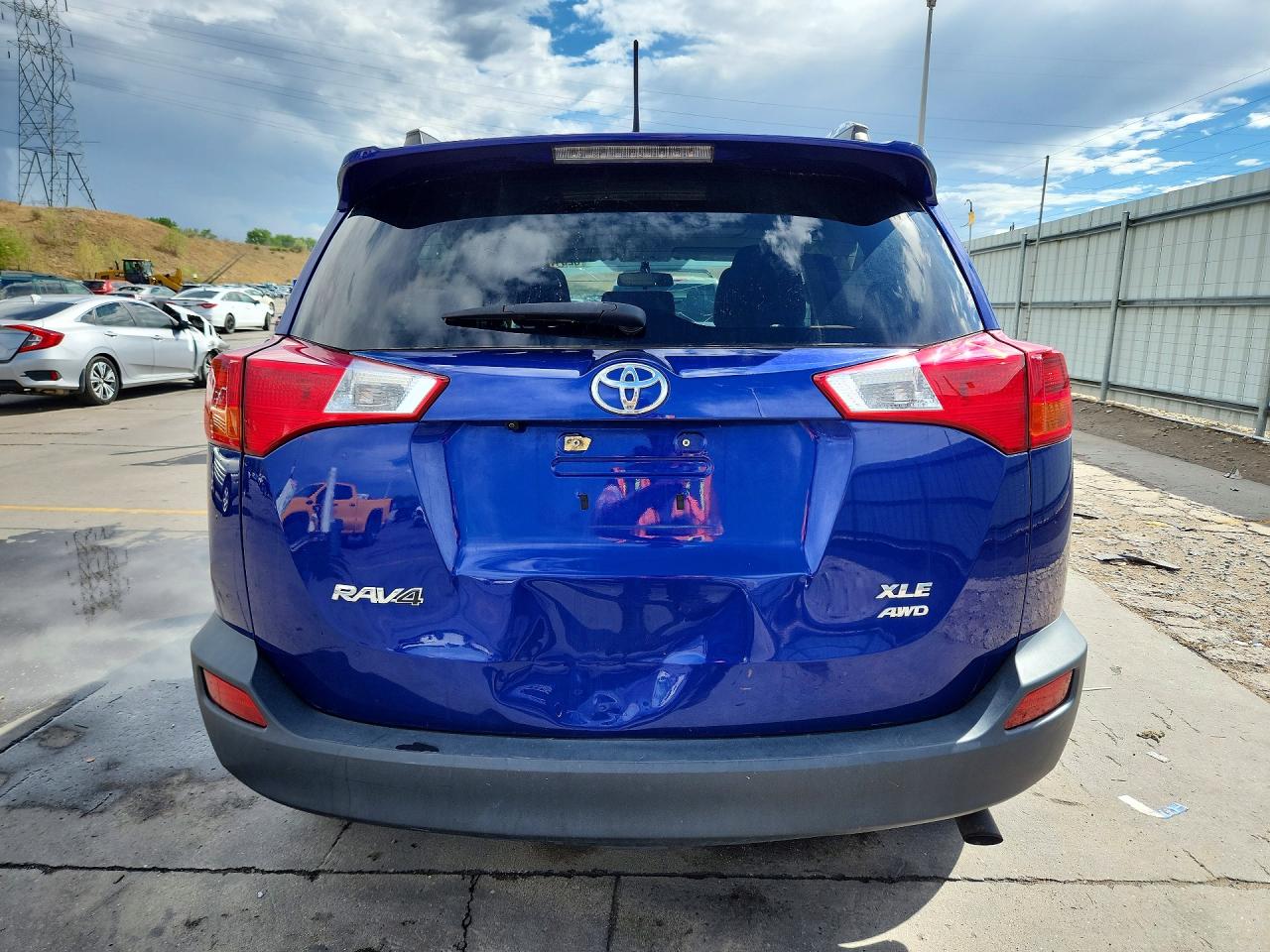 2015 Toyota Rav4 Xle Blue vin: 2T3RFREV1FW378069