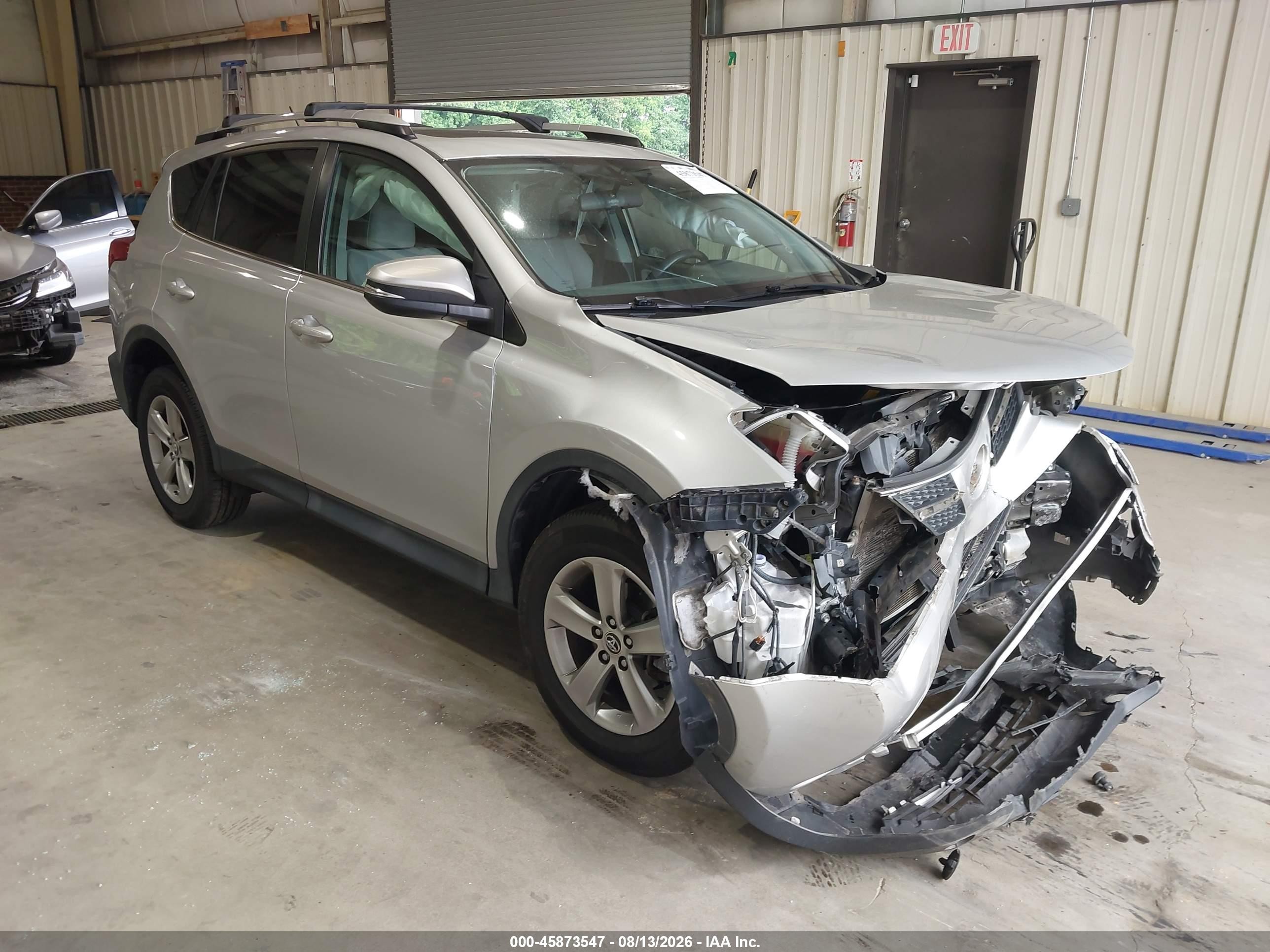 2015 Toyota Rav4 Xle Silver vin: 2T3RFREV1FW379562