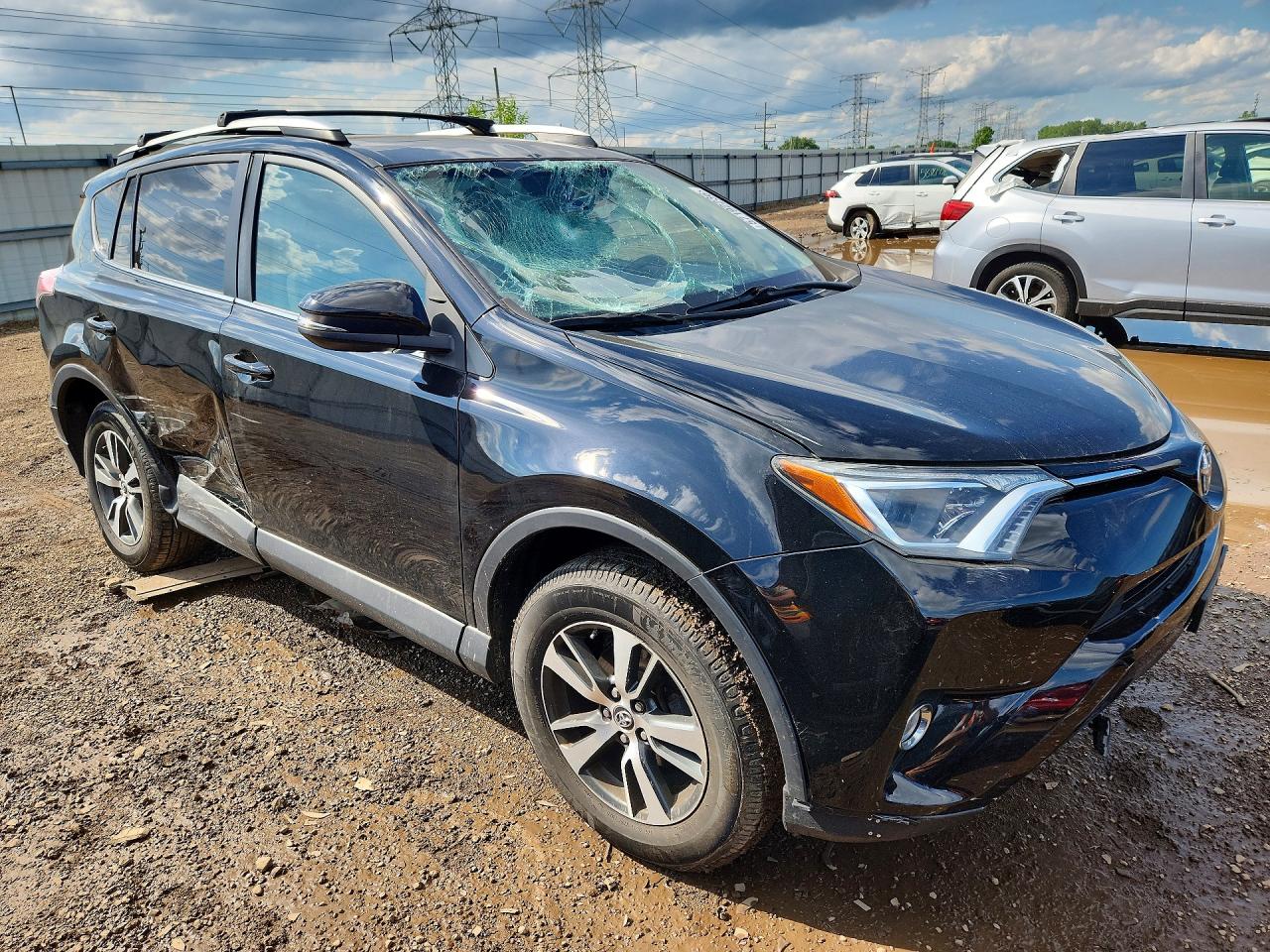 2016 Toyota Rav4 Xle Black vin: 2T3RFREV1GW419379