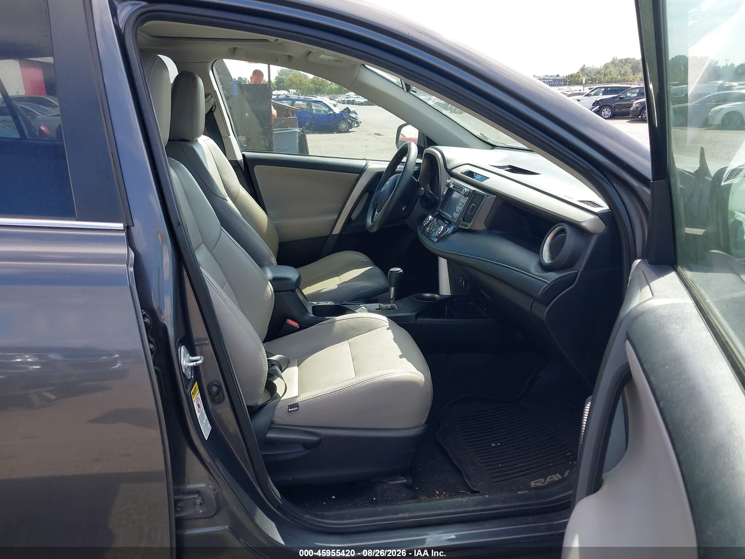 2013 Toyota Rav4 Xle Серый vin: 2T3RFREV2DW026700